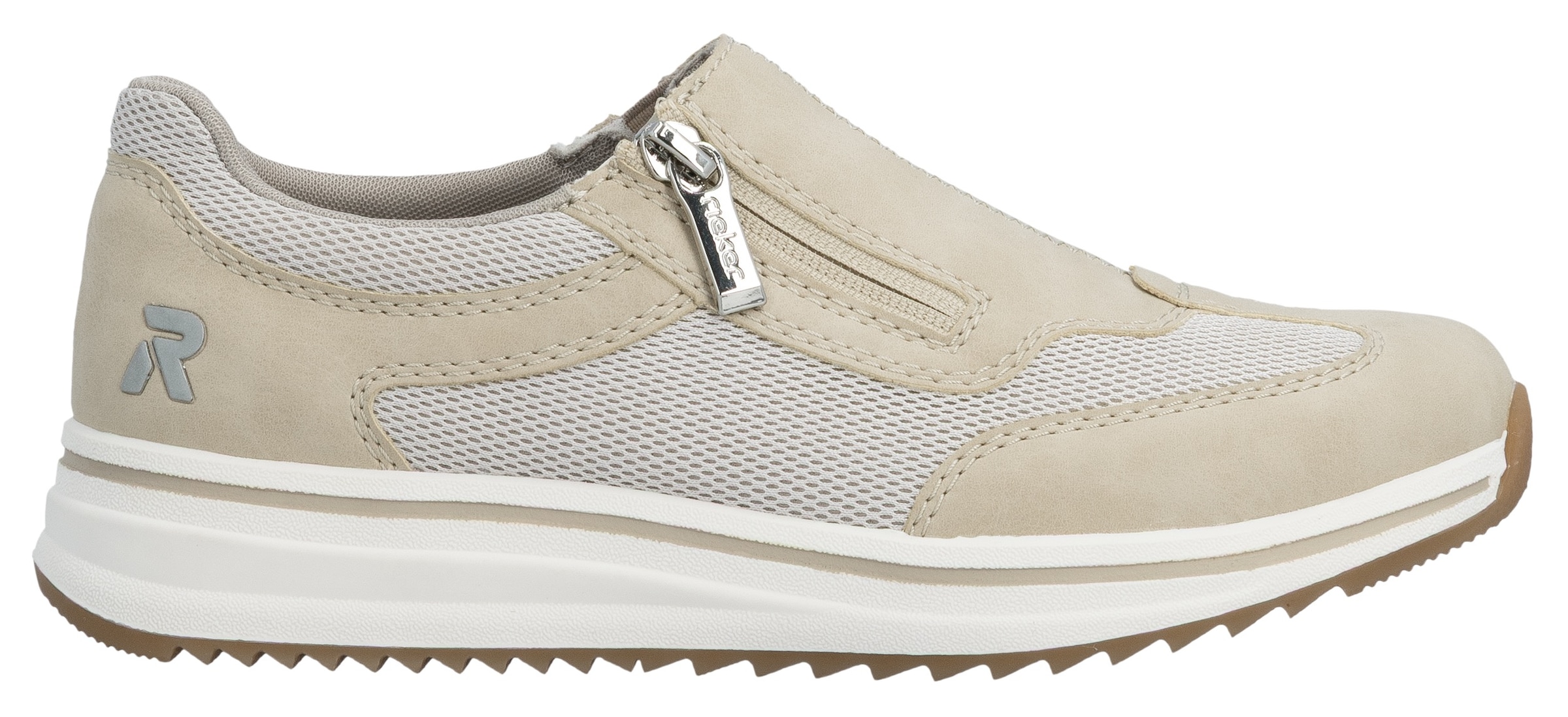 Rieker Slipper  Sneaker à enfiler, chaussure basse, chaussure décontractée avec fermeture éclair