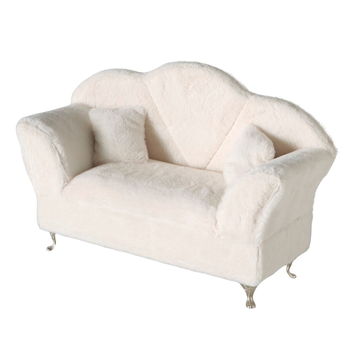 Image of GOODproduct Schmuckkasten "1 Stück, Couch-Design, cremeweiss, Zeitloses Design" Weiche Plüschveredelung zum Schutz empfindlicher Schmuckstücke