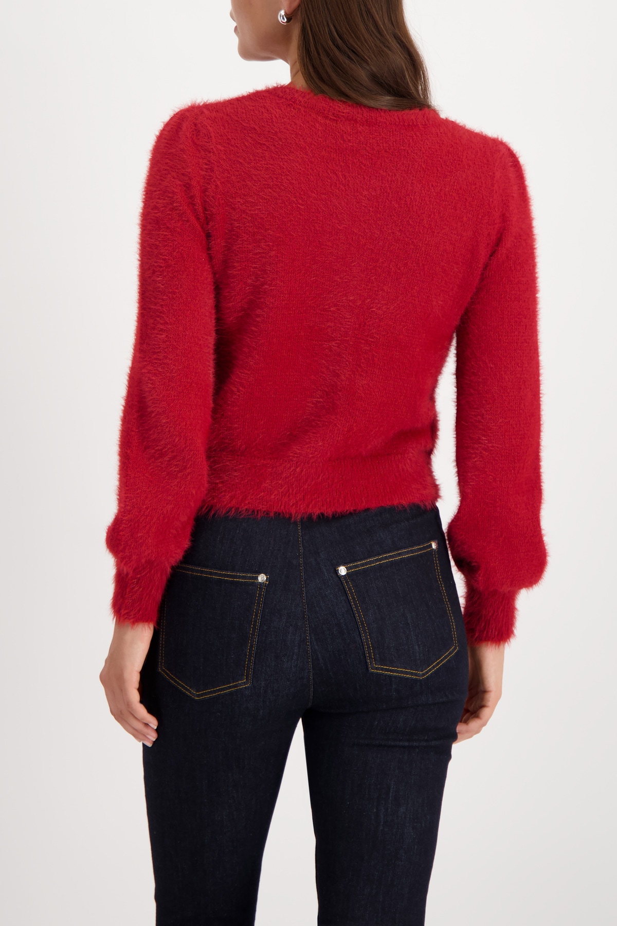 Monari Strickjacke Regular fit mit Rundhalsausschnitt