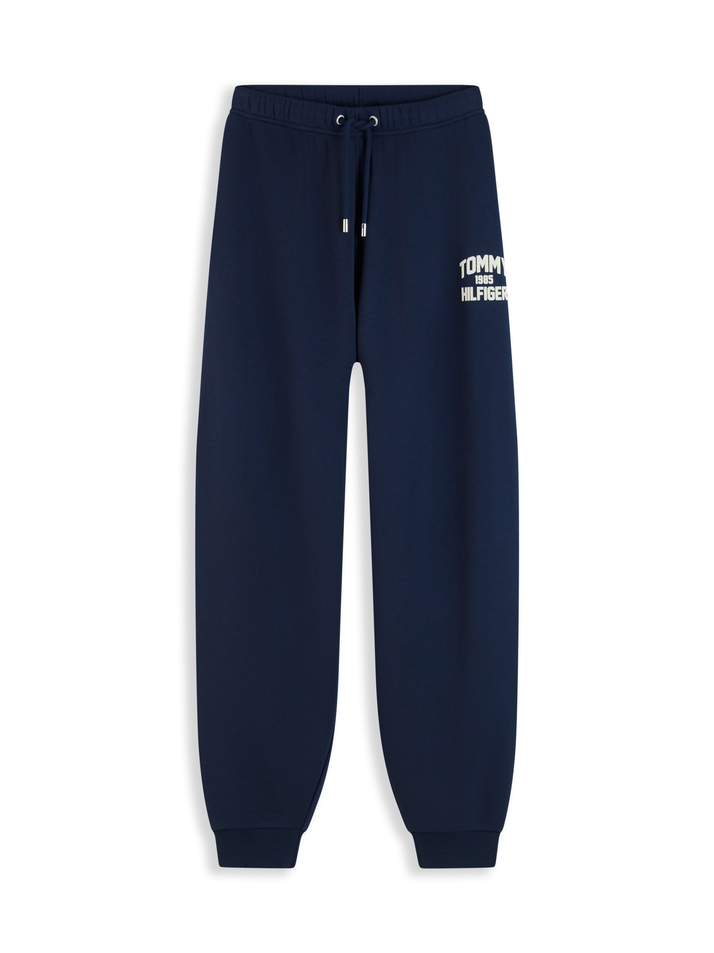 Tommy Hilfiger Pantalon sweat »VARSITY FLOCK CUFF MR SWTPANTS«  mélange de coton