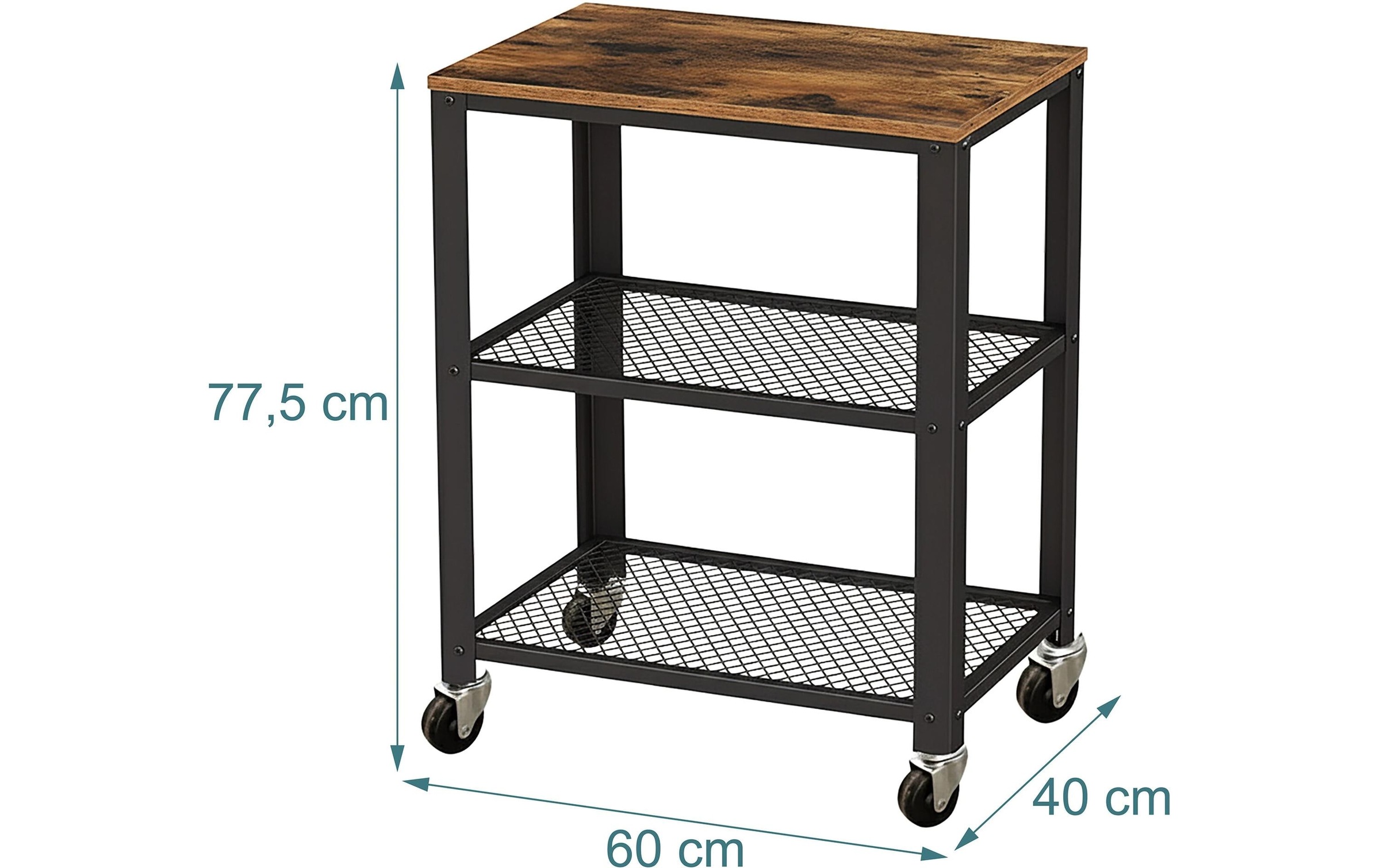 relaxdays Chariot de cuisine »77.5 x 60 cm«