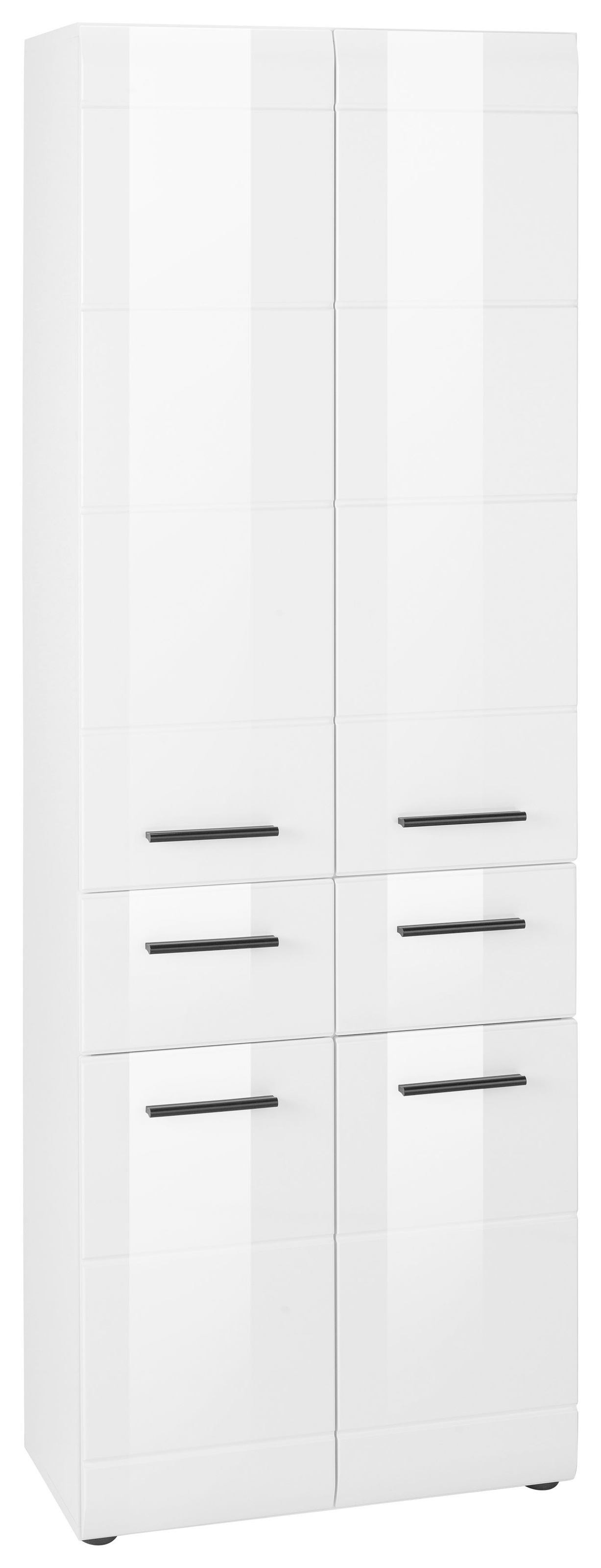Image of trendteam Hochschrank »Skin«, Höhe 182 cm, Badezimmerschrank mit Fronten in Hochglanz- oder Holzoptik, mit zwei Schubkästen bei Ackermann Versand Schweiz