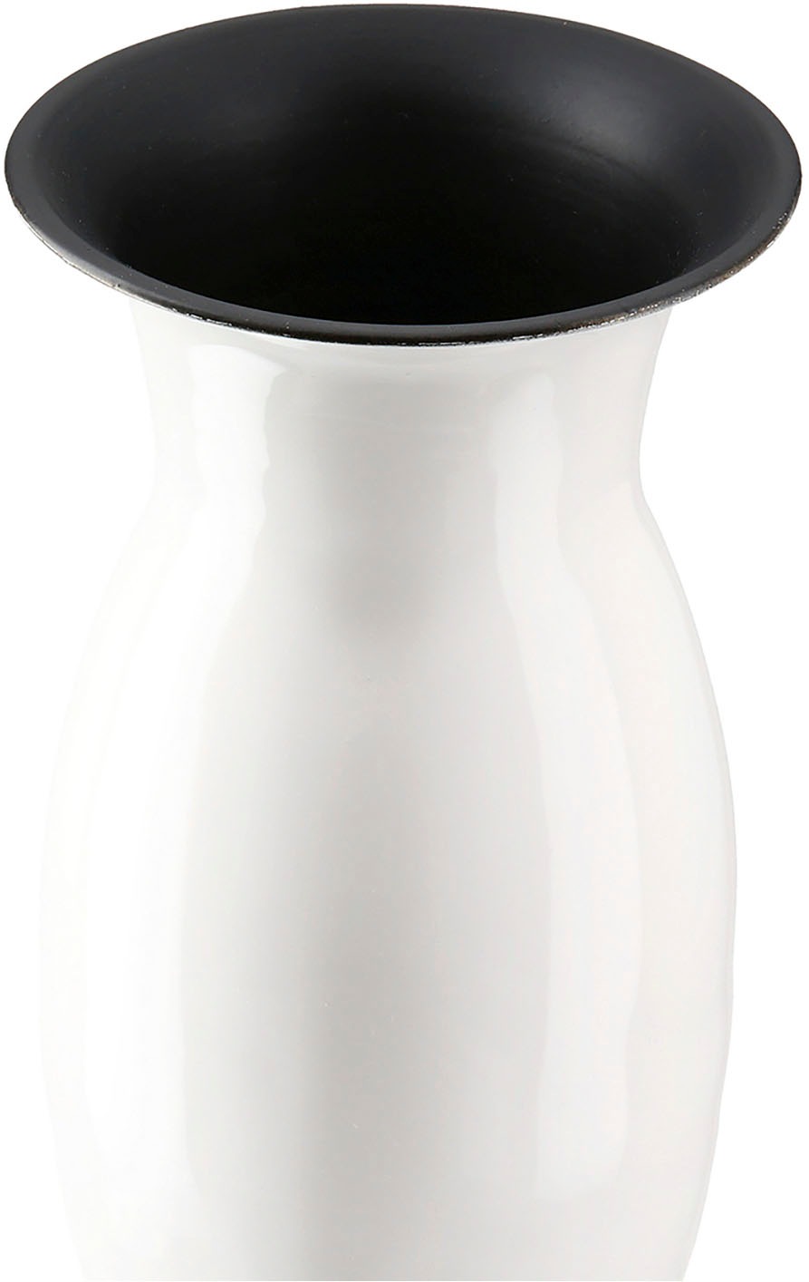 GILDE Vase de table »Vase Neo weiss H.42,5 cm«