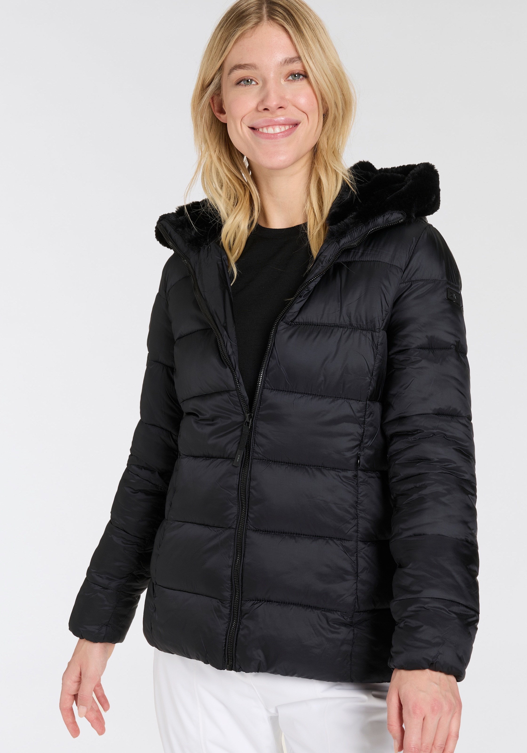 Image of CMP Steppjacke mit Kapuze glänzend