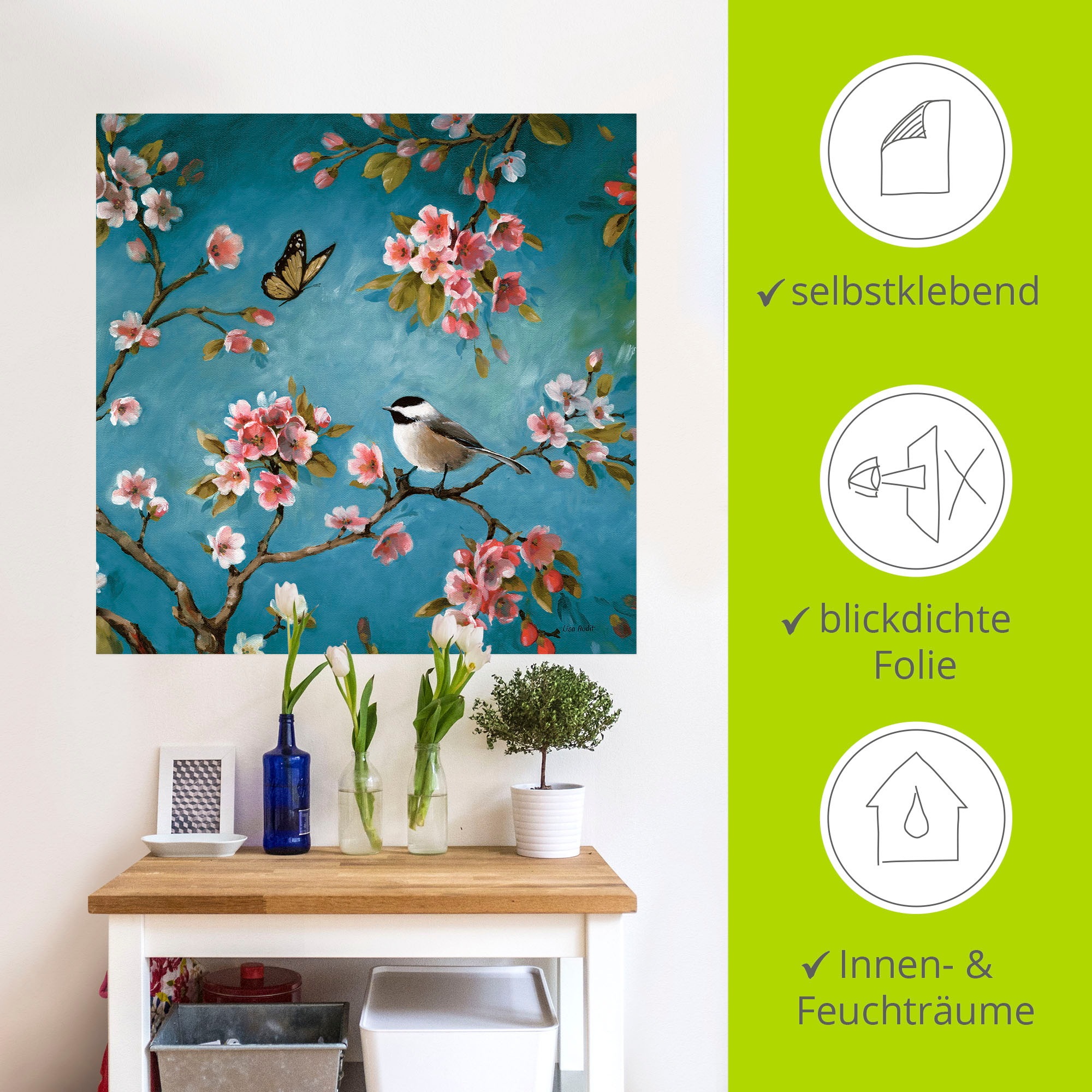 Artland Wandbild »Blüte III«, Blumen, (1 St.), als Poster, Wandaufkleber in verschied. Grössen