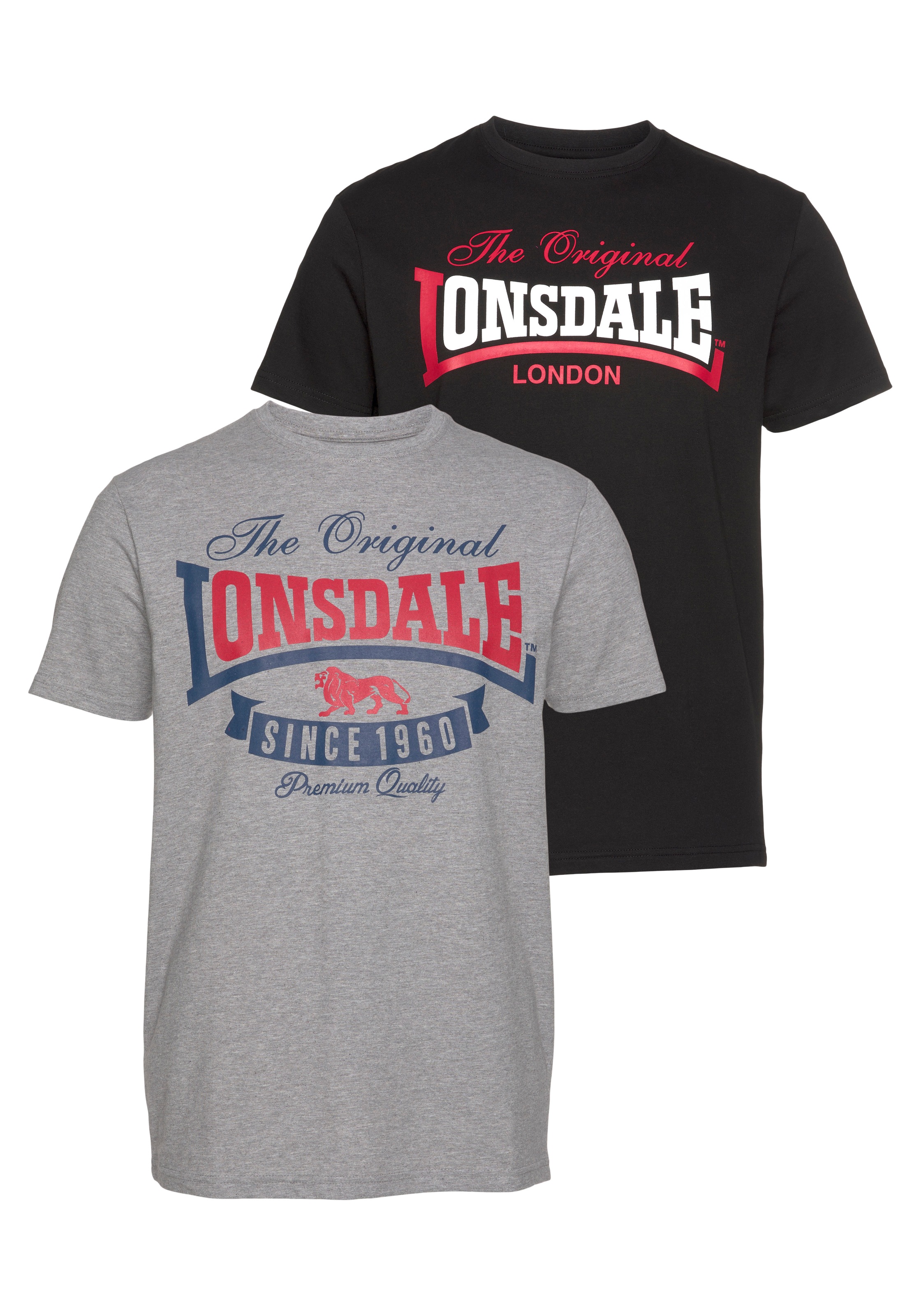 Image of Lonsdale T-Shirt »GEARACH«, (2er-Pack) bei Ackermann Versand Schweiz