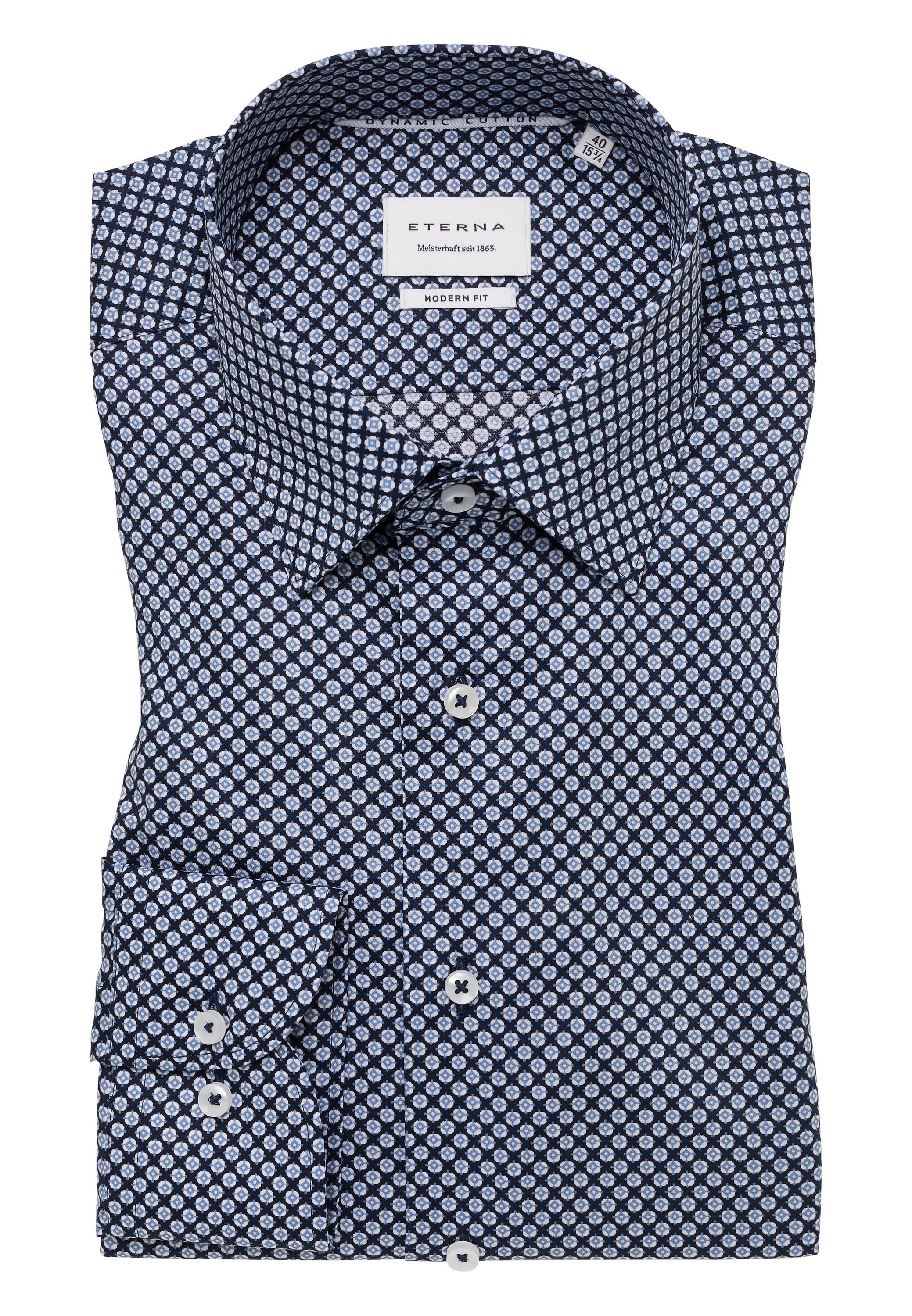 Eterna Langarmhemd »MODERN FIT« NON IRON (bügelfrei)