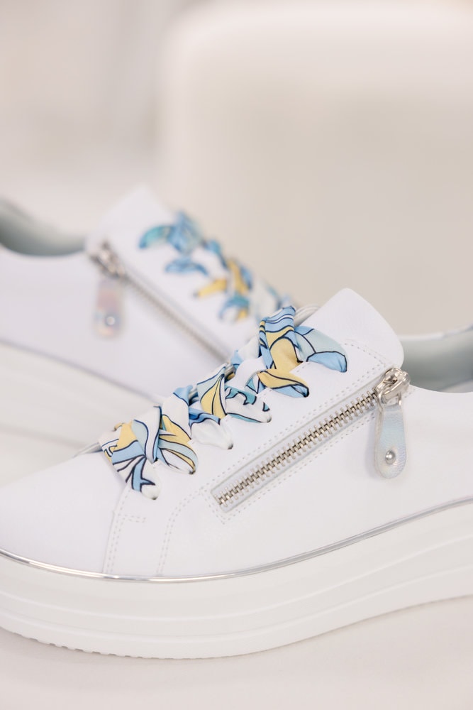 Remonte Baskets à plateforme  chaussure de loisir, chaussure basse, à lacets avec semelle intérieure amovible