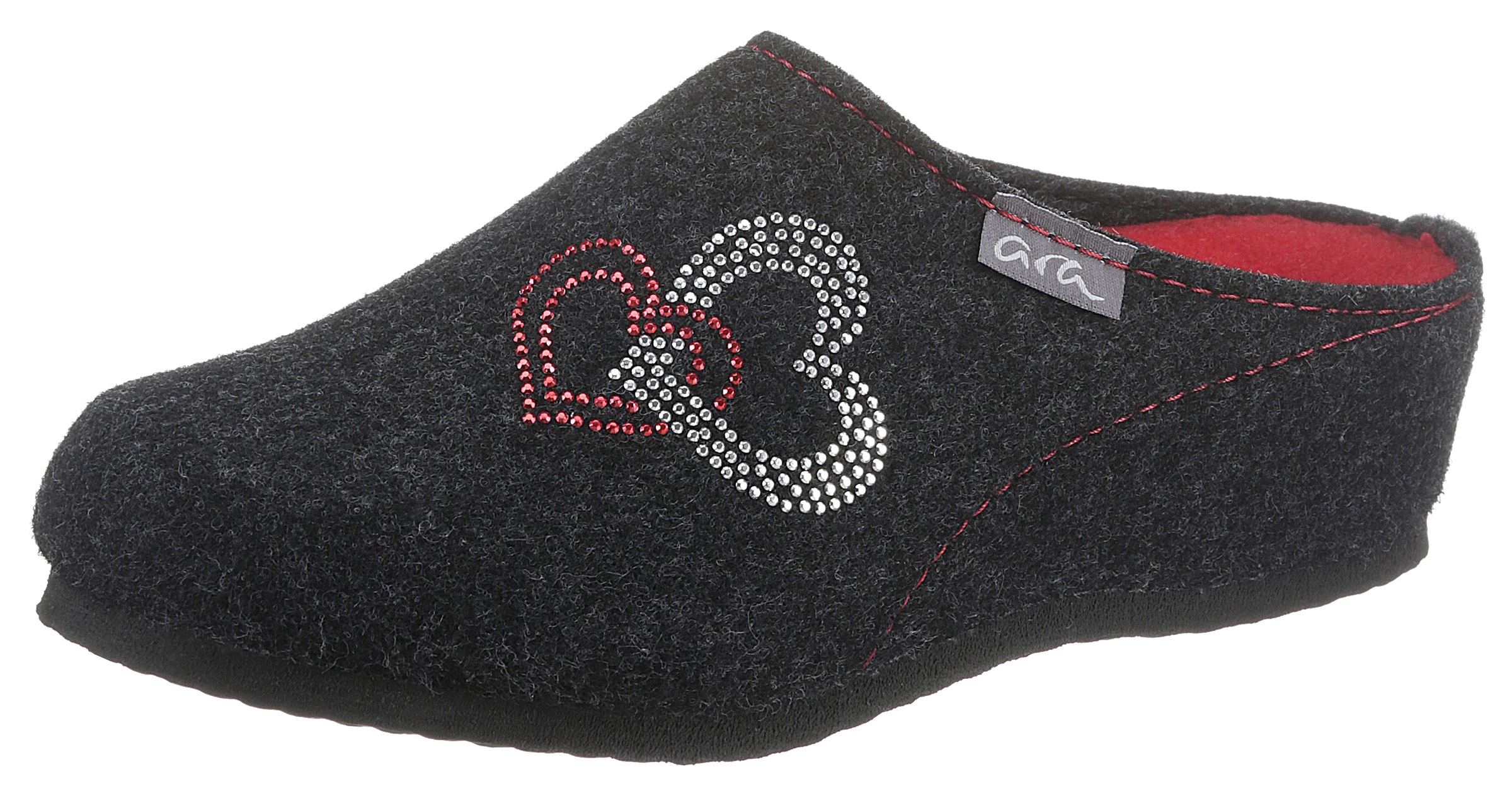 Ara Pantoffel »COSY«, mit Herz-Strass-Stein-Verzierung kaufen