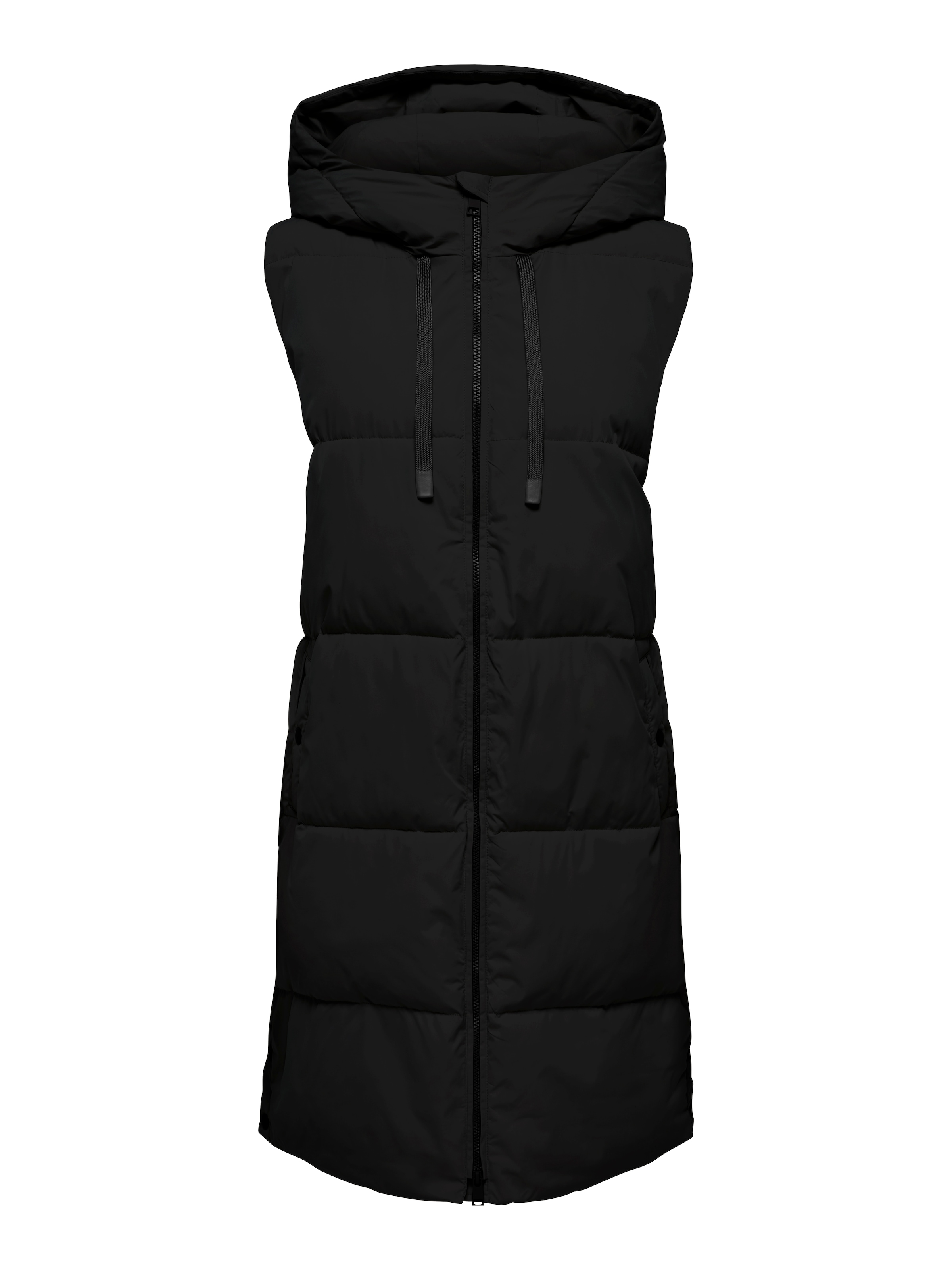 Image of JDY Steppweste "JDYBLAIR LONG HOOD WAISTCOAT OTW SIJ" Kunstfaser