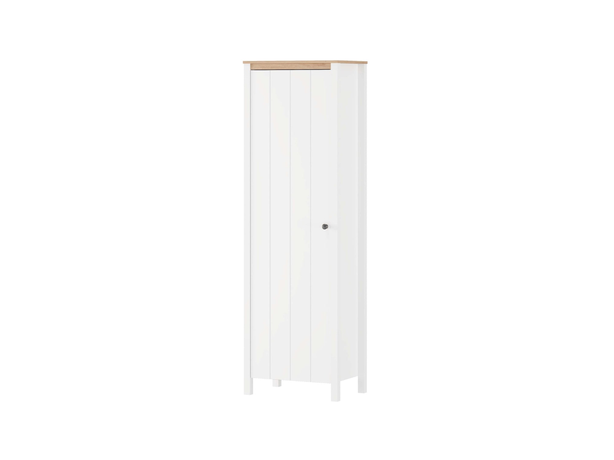 Image of Home affaire Garderobenschrank "Bedford, Stauraumschrank, Flurschrank, ausziehbare Kleiderstange" MDF-Profil 2D ummantelt, Hotstamping, 1mm ABS-Kanten, 4 Einlegeböden