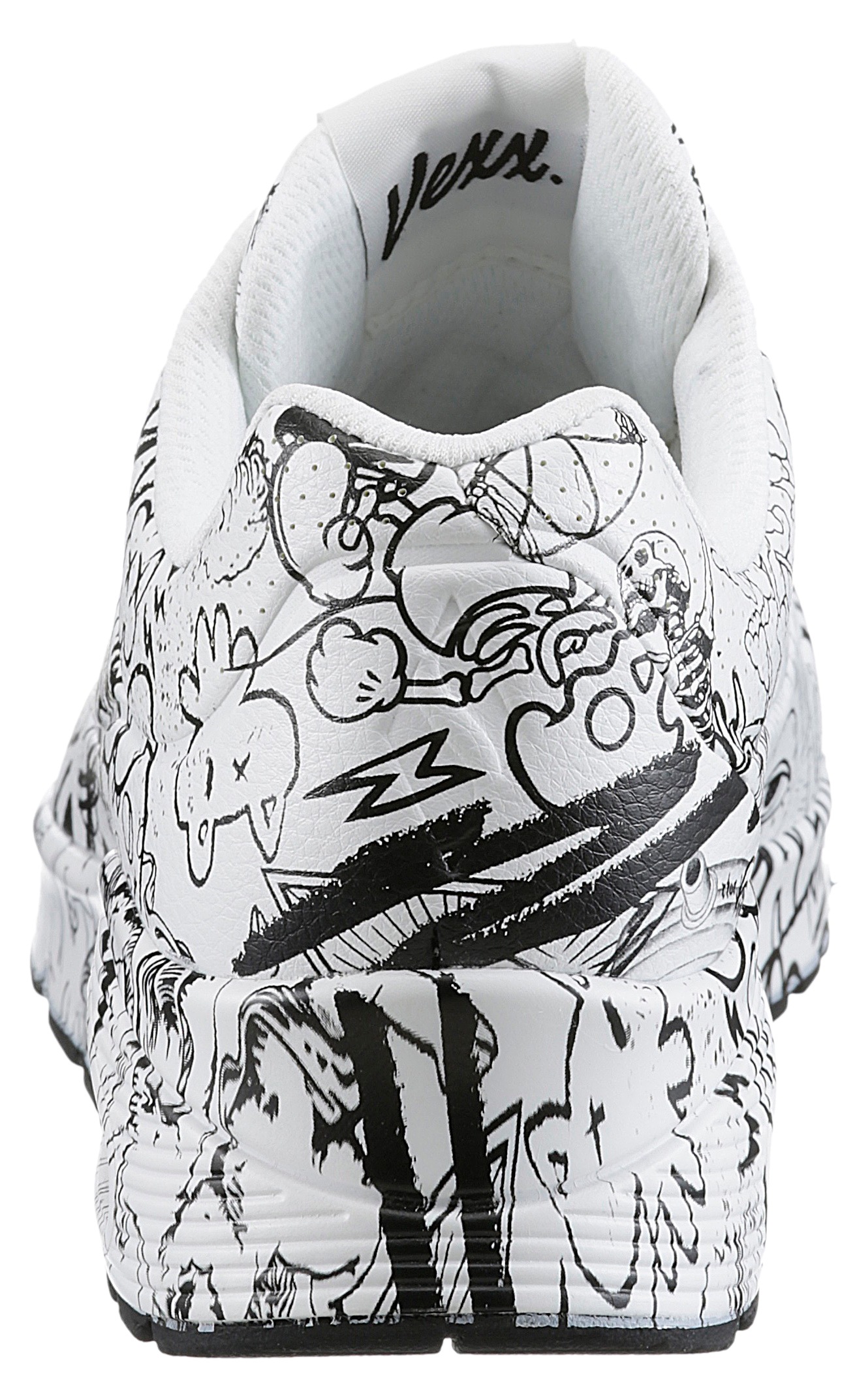 Skechers Sneaker »UNO-PROCESS SKETCH«, mit coolem Sketchprint, Freizeitschuh, Halbschuh, Schnürschuh