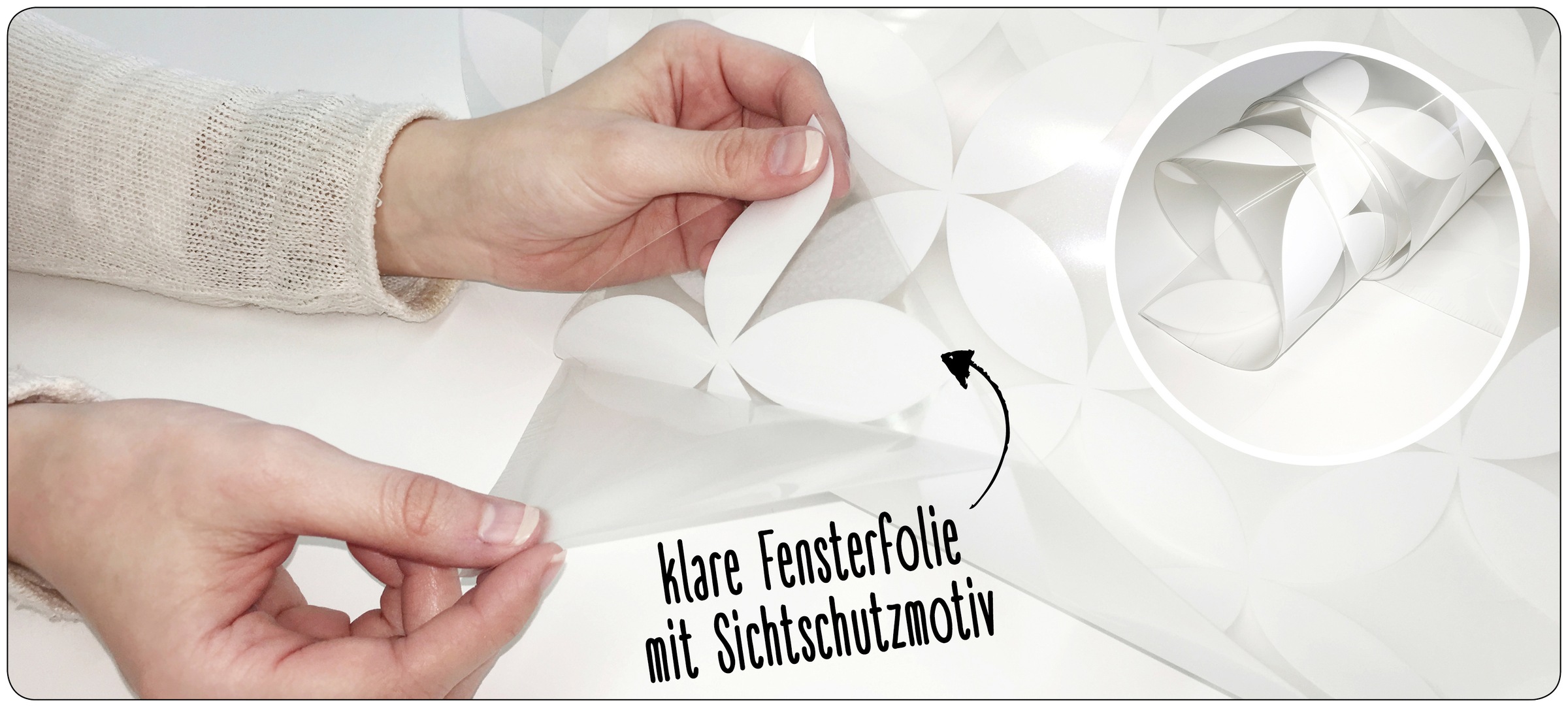 MySpotti Fensterfolie »Look Schneeflocken white«, halbtransparent, glattstatisch haftend, 90 x 100 cm, statisch haftend