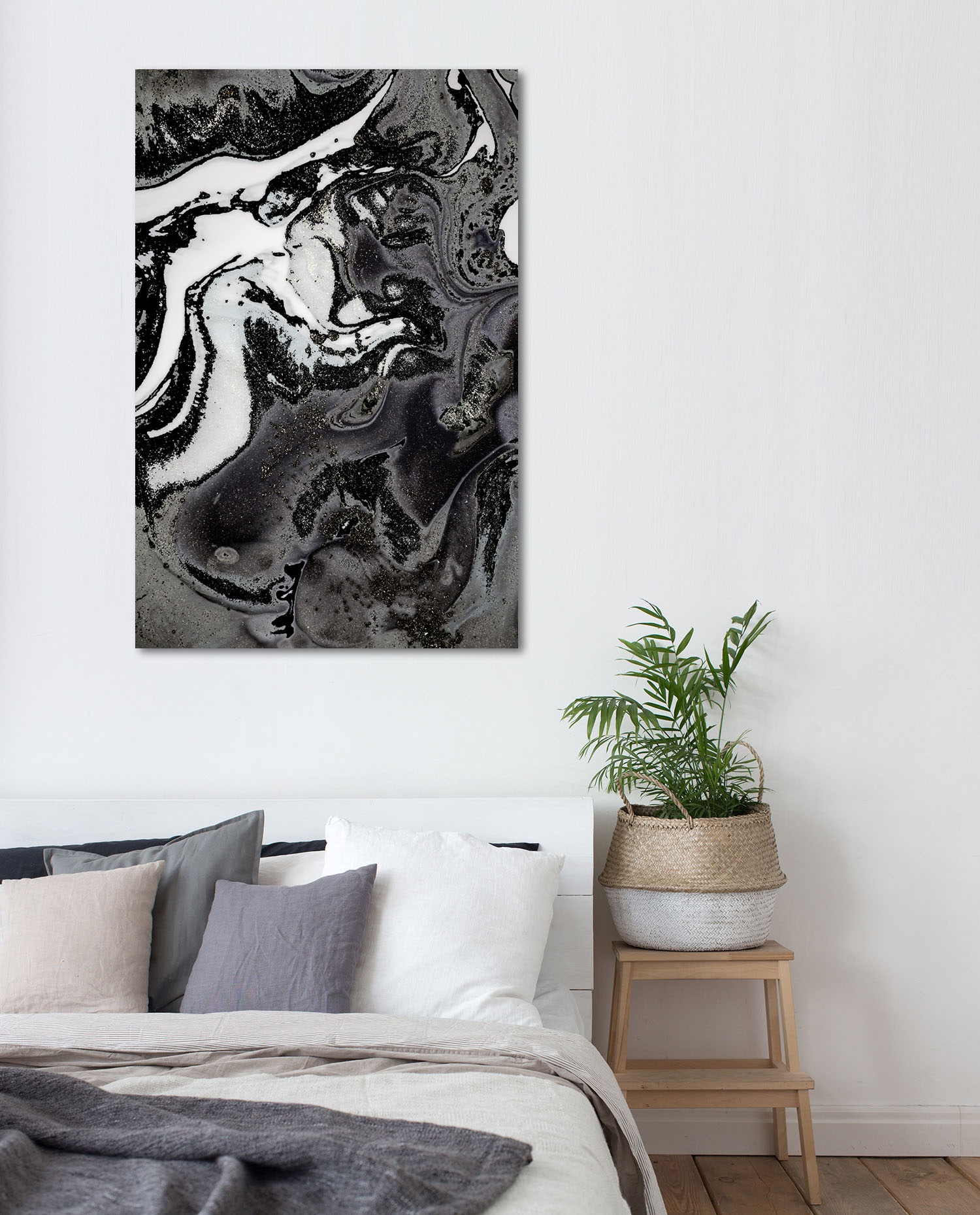 queence Acrylglasbild »Abstrakte Kunst«, Kunst-Gemälde-Abstrakt-klassische Fantasie, in Marmor-Optik