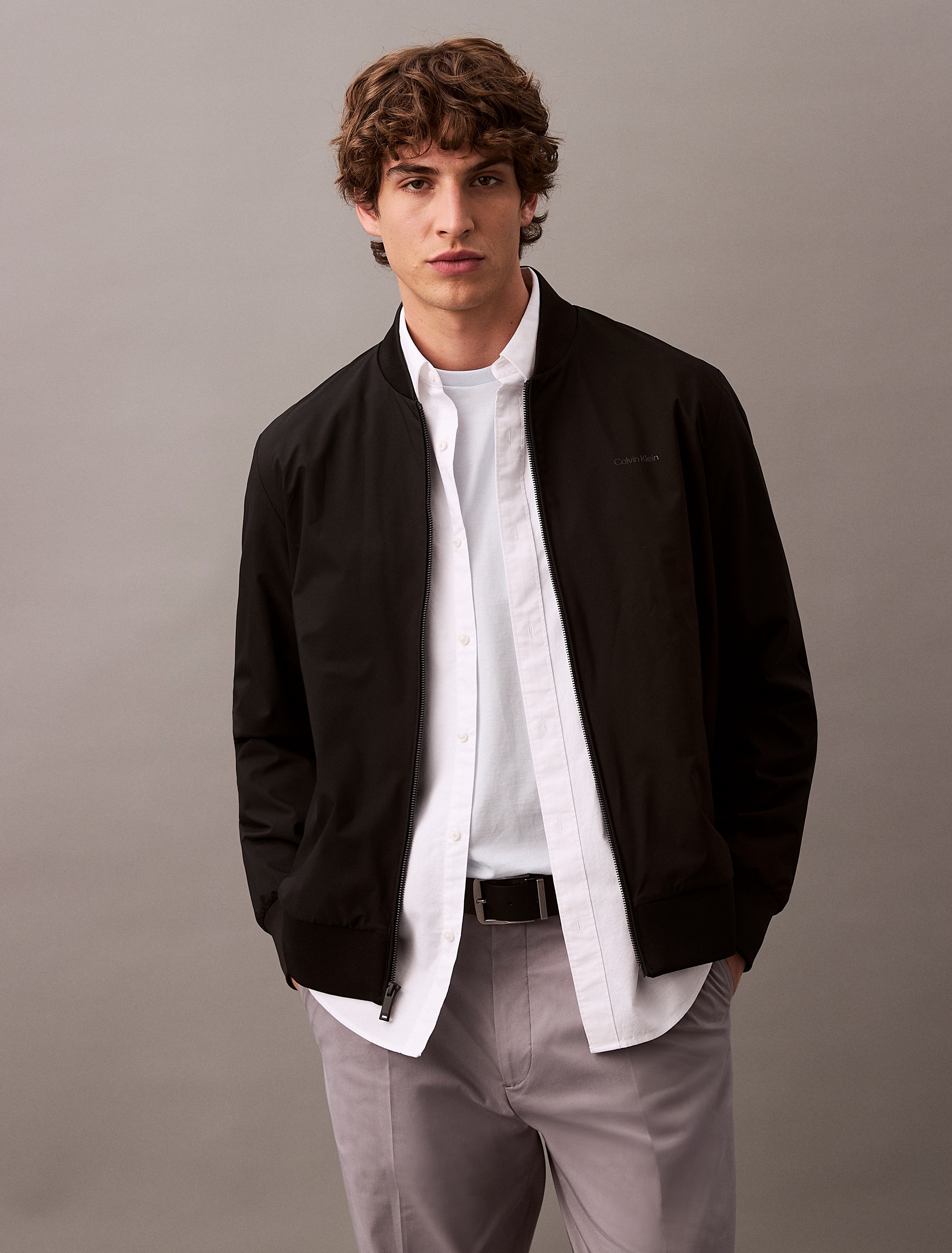 Calvin Klein Bomberjacke »MATTE BOMBER«, mit Label