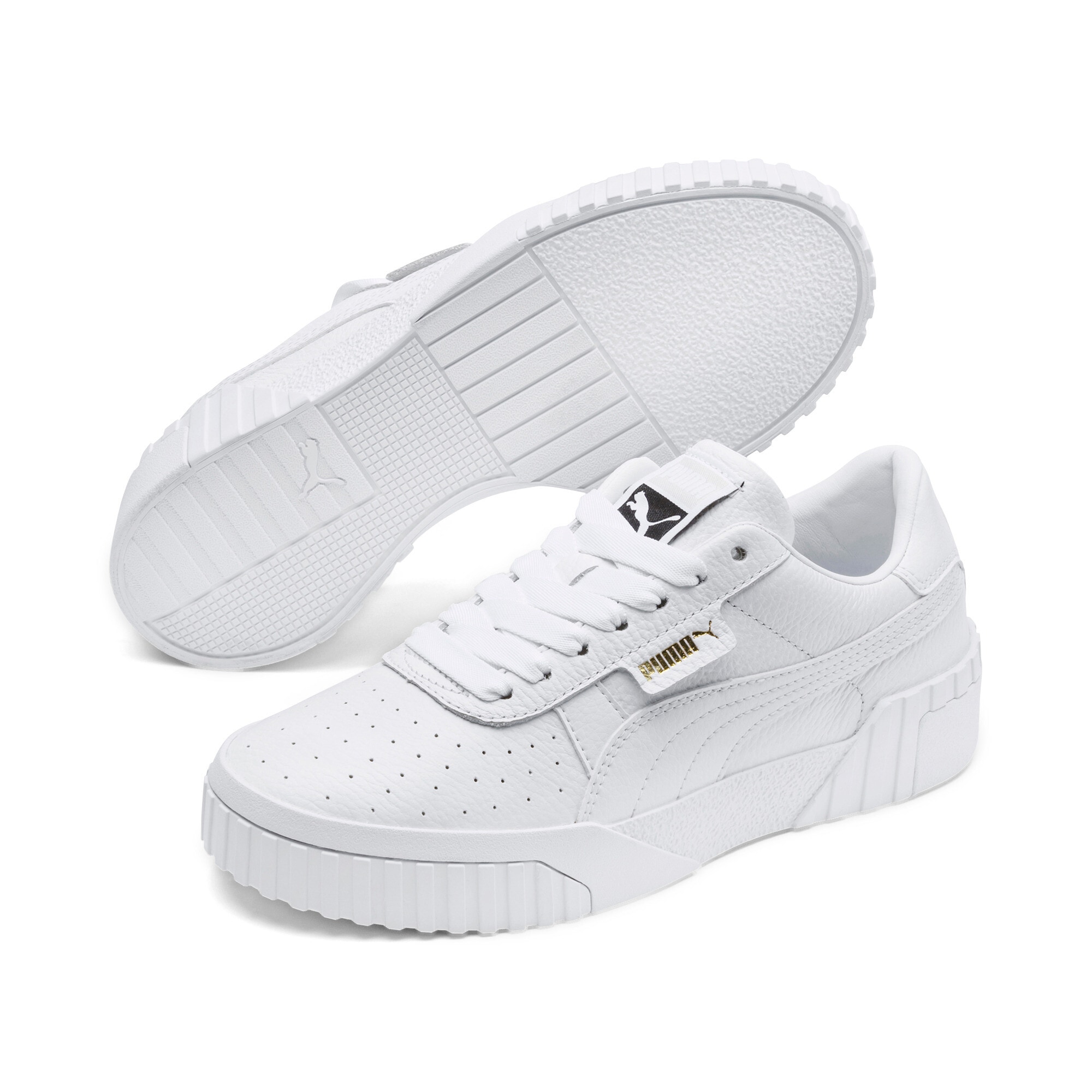 Image of PUMA Sneaker "CALI WNS" aus Leder, atmungsaktiv, mit SOFTFOAM+ Dämpfung