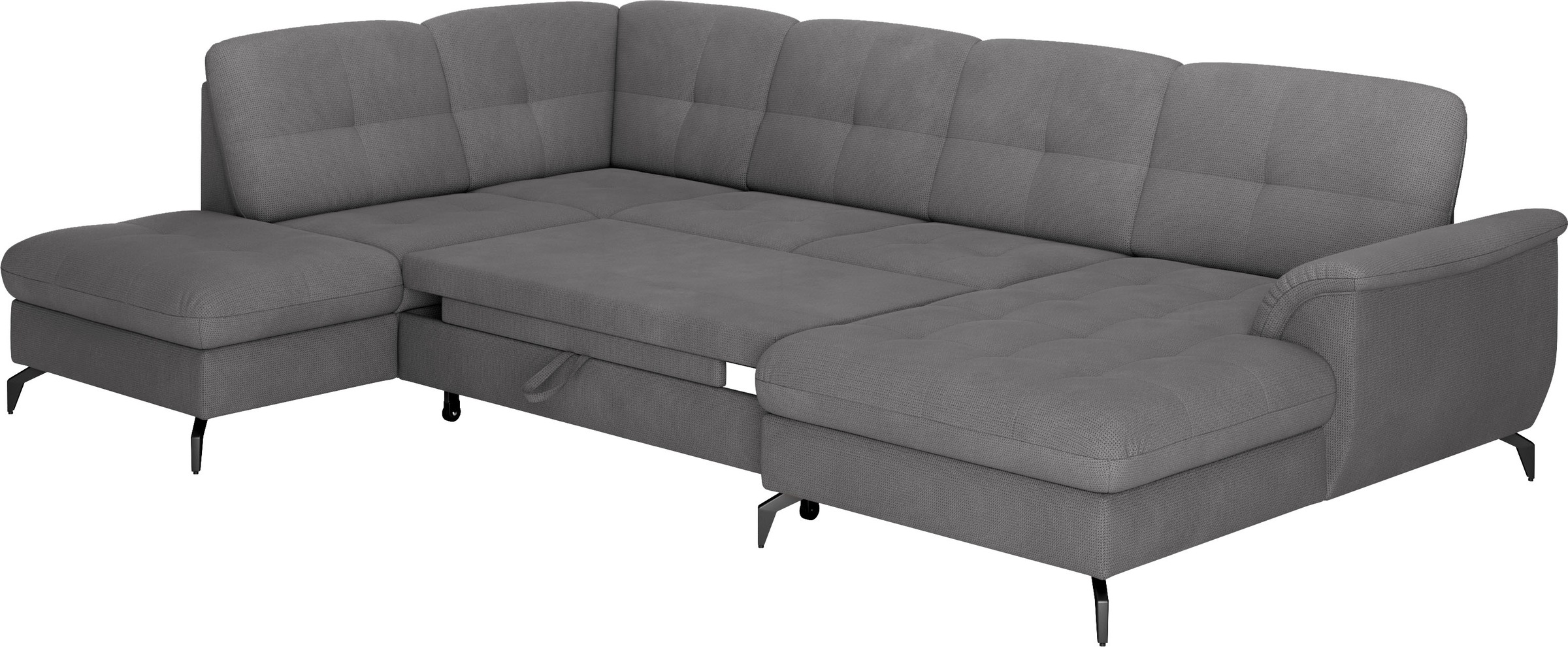 sit&more Wohnlandschaft »Zora U-Form«, wahlweise mit Bettfunktion und Bettkasten