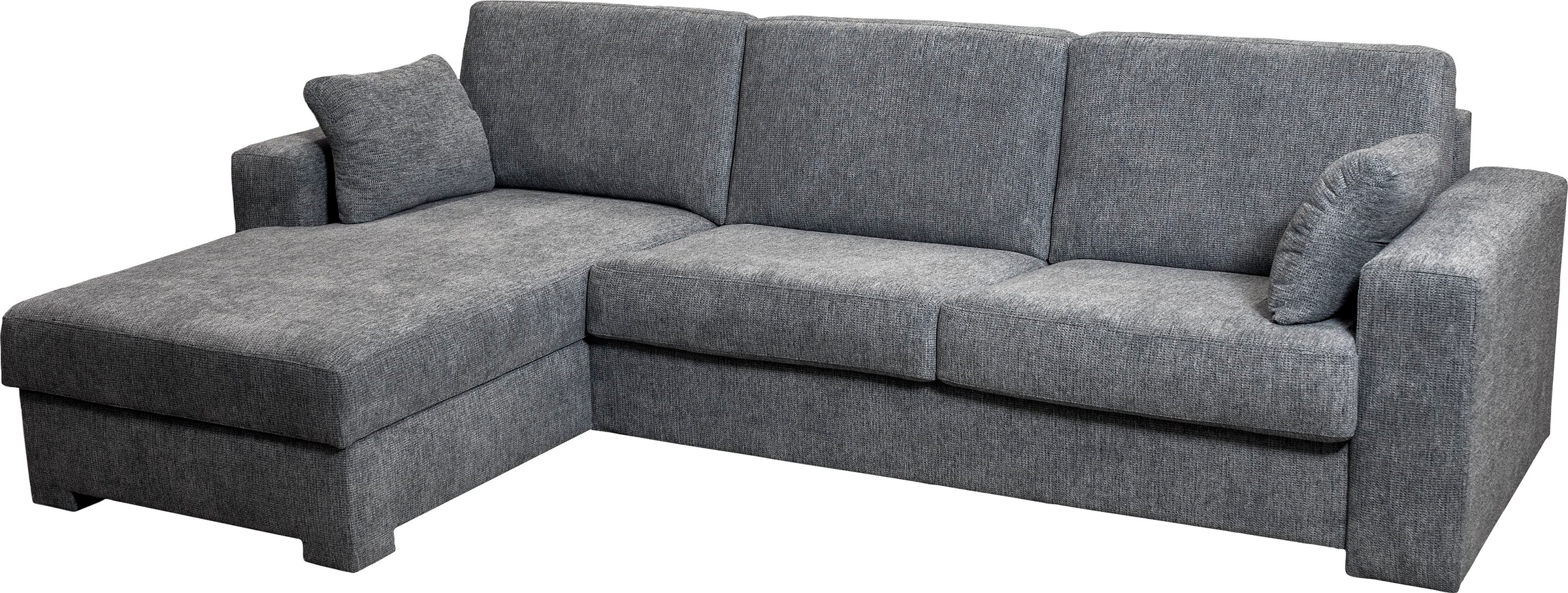 Home affaire Ecksofa »Roma "M" Matratzenhöhe 14 cm, Dauerschlaffunktion, mit Unterfederung,«, Liegemasse ca 143x198 cm, L-Form