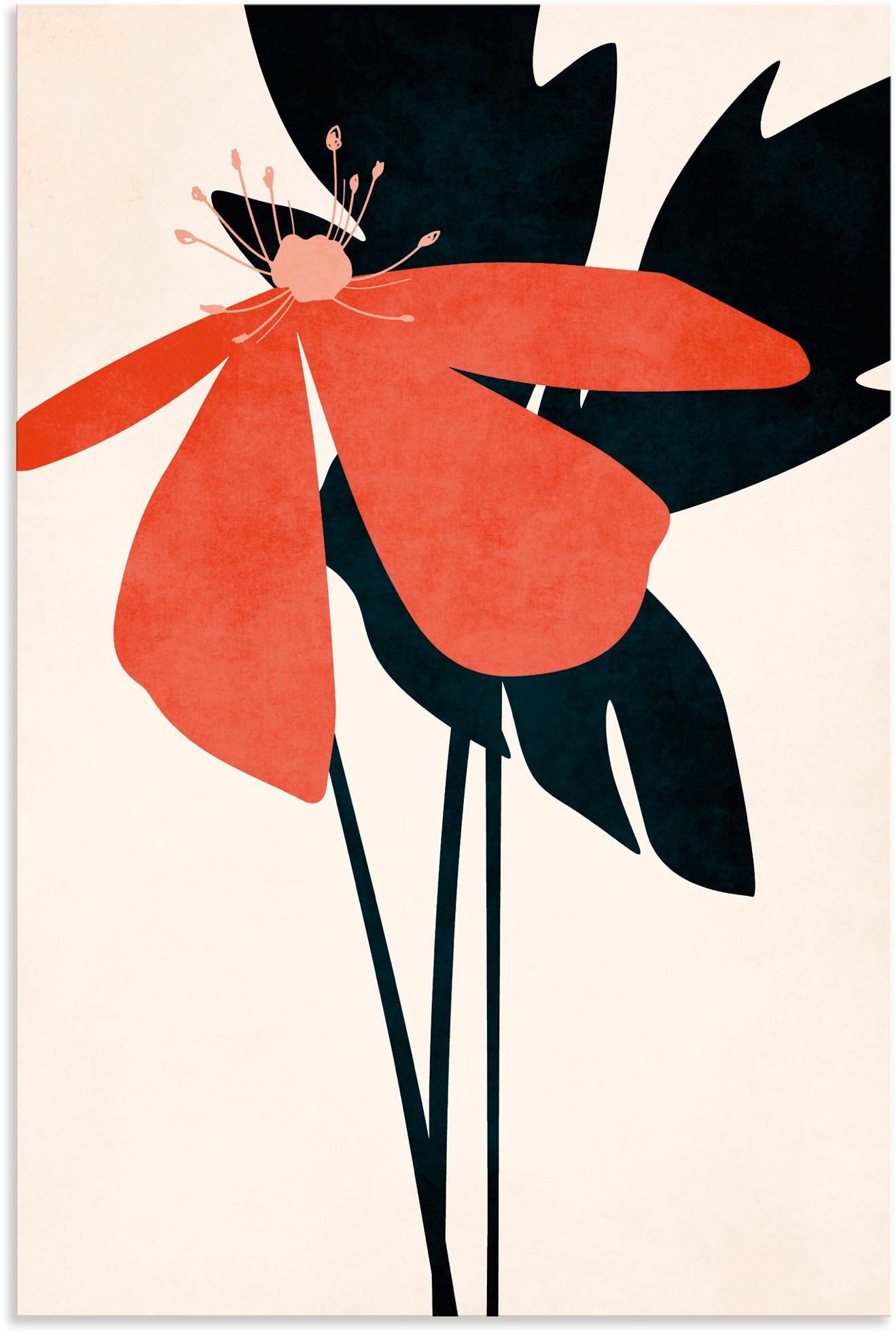 Image of Artland Wandbild »Denke an dich«, Blumenbilder, (1 St.), in vielen Grössen & Produktarten - Alubild / Outdoorbild für den Aussenbereich, Leinwandbild, Poster, Wandaufkleber / Wandtattoo auch für Badezimmer geeignet bei Ackermann Versand Schweiz