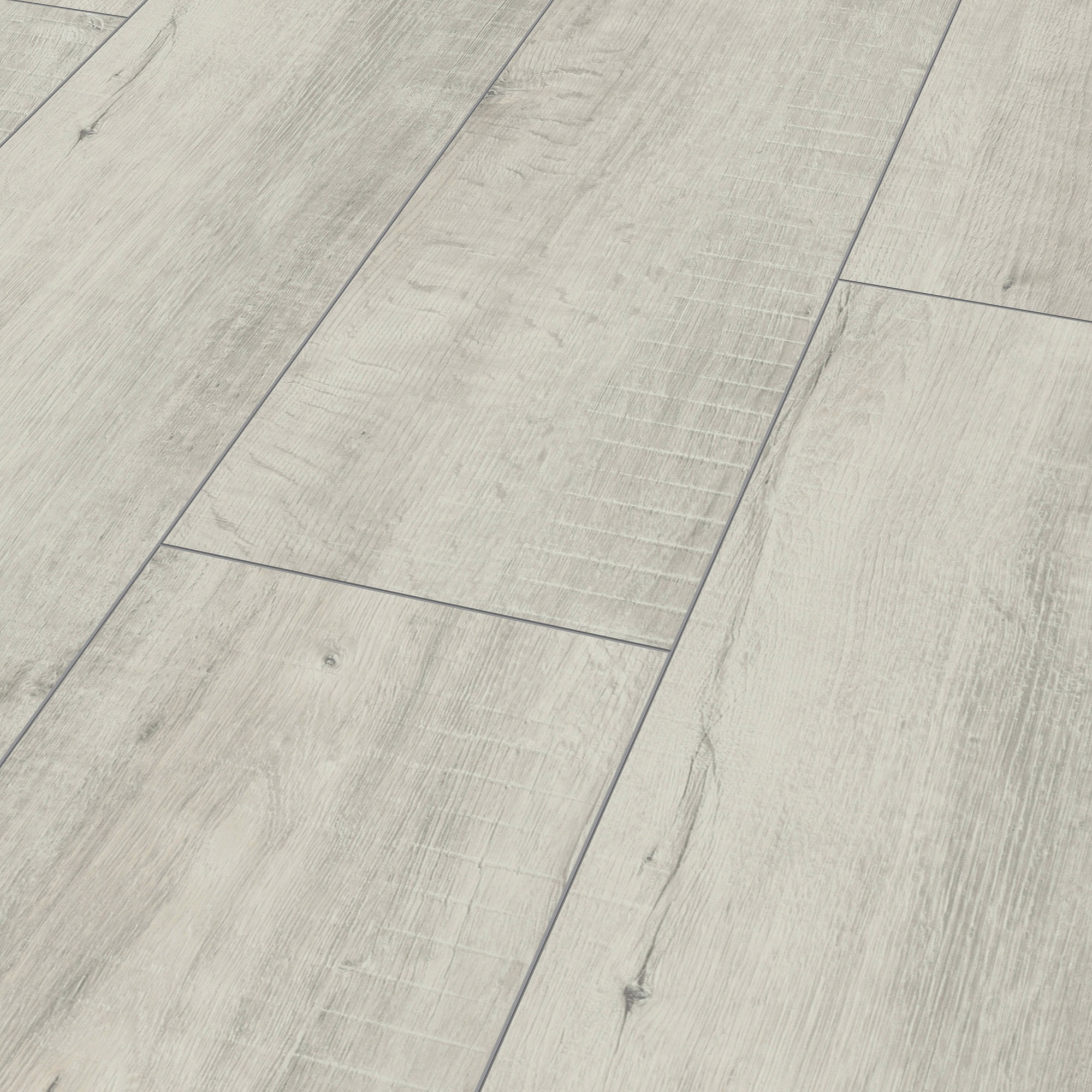 Image of Bodenmeister Laminat »Dielenoptik Eiche weiss sägerau«, (Packung), Landhausdiele 1380 x 244 mm, Stärke: 8 mm bei Ackermann Versand Schweiz