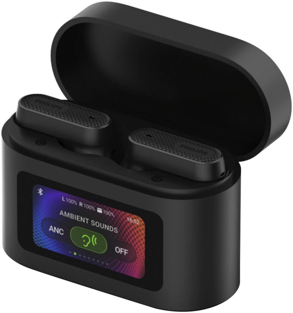 Image of Philips wireless In-Ear-Kopfhörer "TAT6000BK" Bluetooth Multi-Point-Verbindung Noise-Cancelling Rauschunterdrückung Sprachsteuerung kompatibel mit Siri