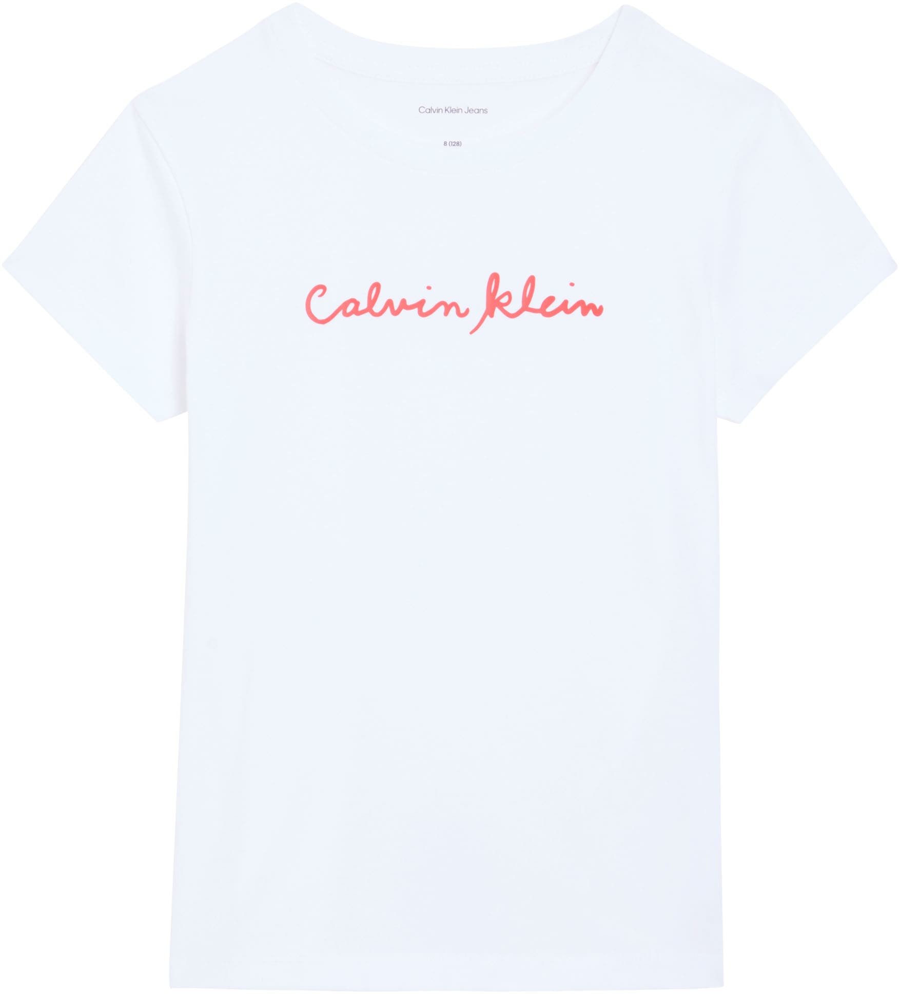 Calvin Klein Jeans T-shirt »SCRIPT LOGO SLIM T-SHIRT« Regular fit für Kinder, mit Logoschriftzug