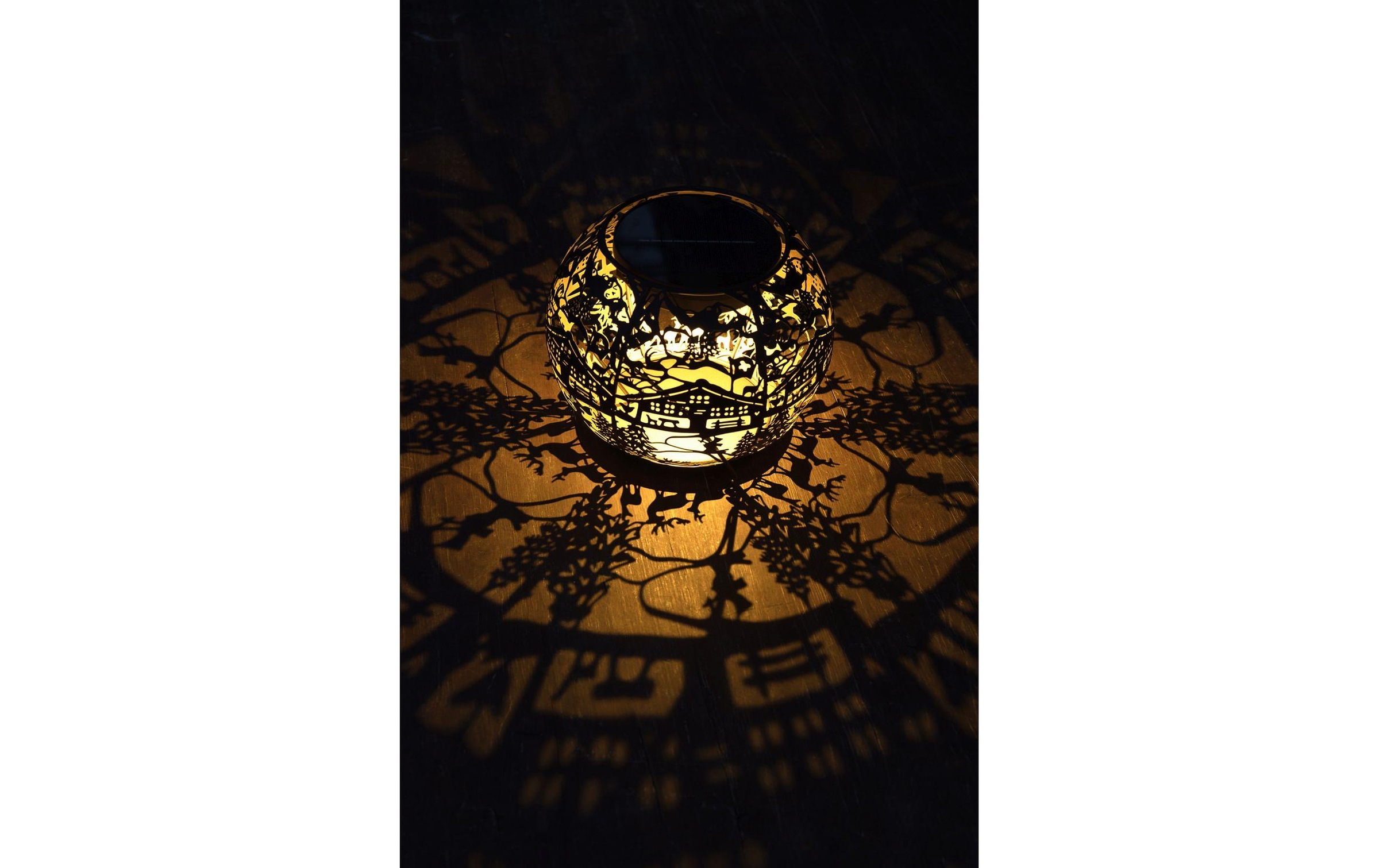 STT LED Solarleuchte »Globe Silueta« Warmweiss