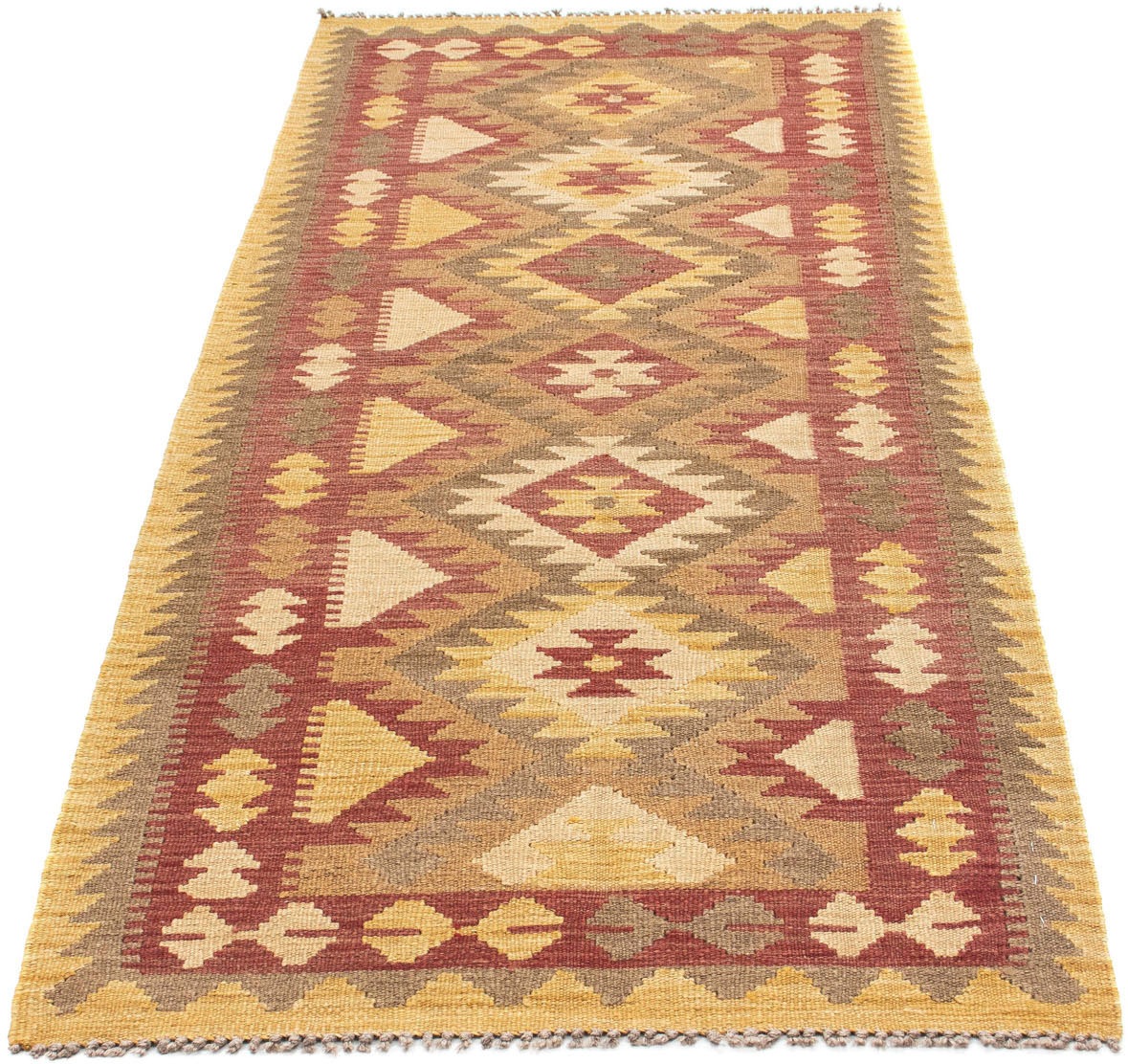 Image of morgenland Läufer »Kelim Medaillon Marrone chiaro 192 x 77 cm«, rechteckig, 0,4 mm Höhe, OrientOptik bei Ackermann Versand Schweiz