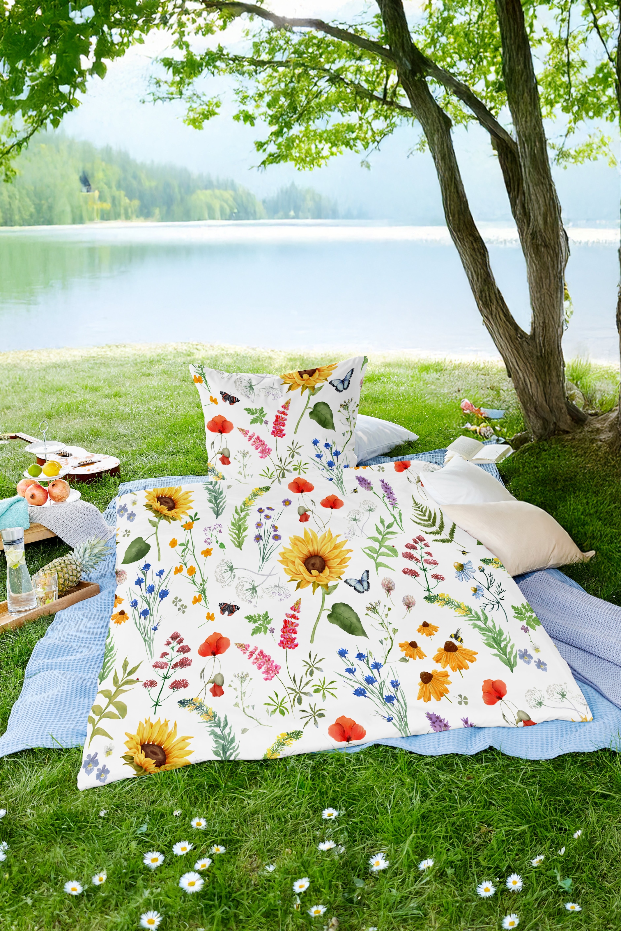 Primera Linge de lit »Renforce-Bettwäsche Flowerbee« 2