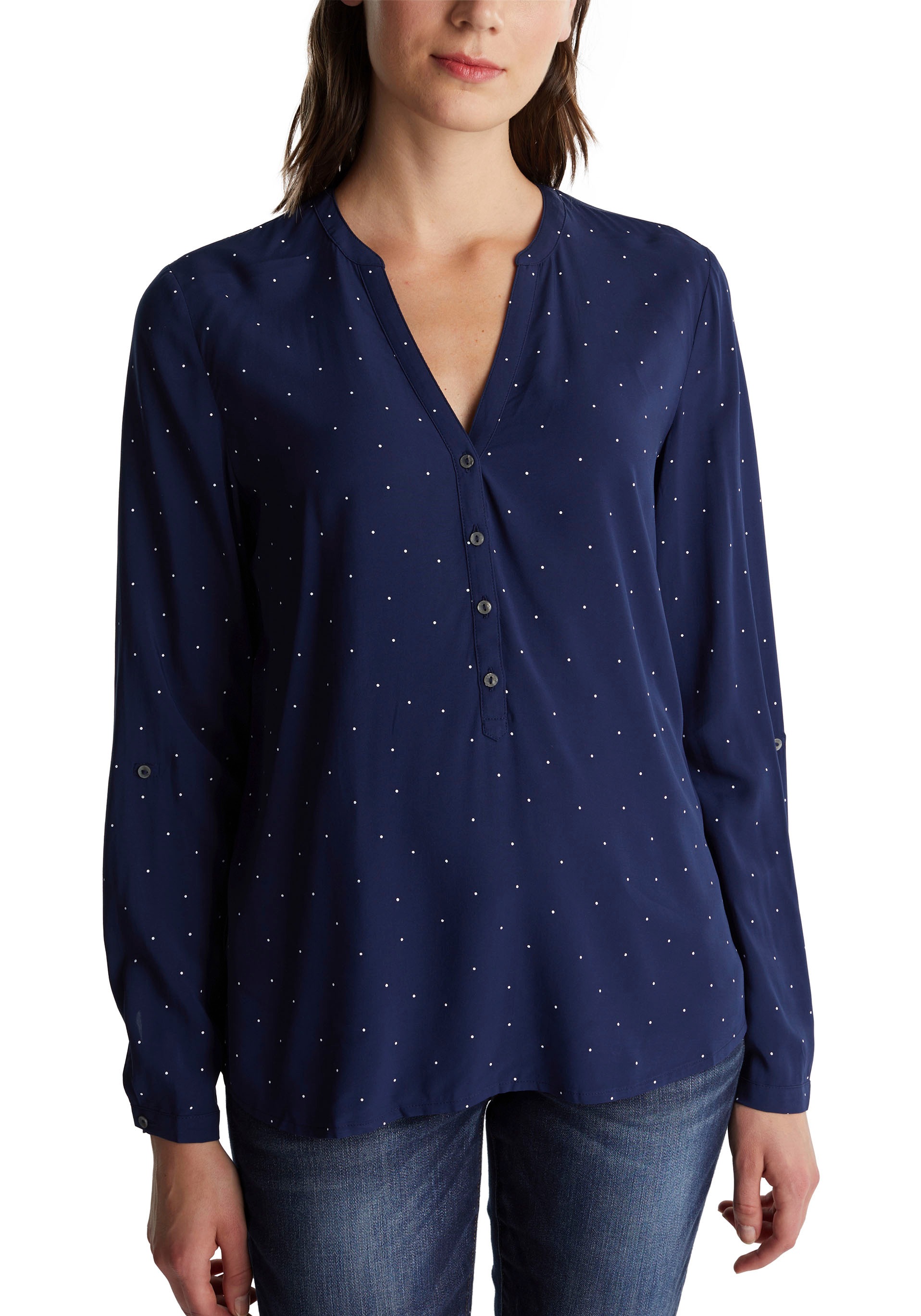 Image of Esprit Schlupfbluse, mit Pünktchen-Print bei Ackermann Versand Schweiz