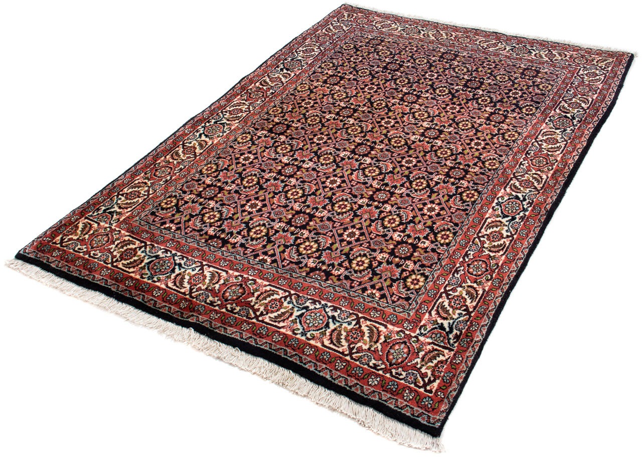 Image of morgenland Orientteppich »Perser - Bidjar - 158 x 110 cm - dunkelblau«, rechteckig, 15 mm Höhe, Wohnzimmer, Handgeknüpft, Einzelstück mit Zertifikat bei Ackermann Versand Schweiz