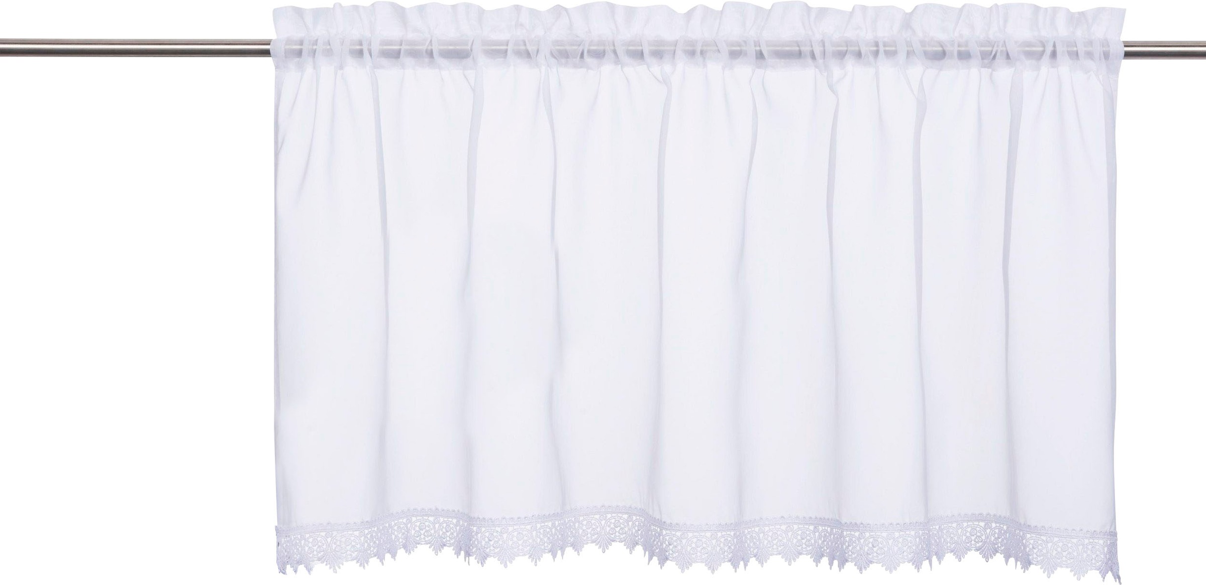 Image of my home Scheibengardine »Missy«, (1 St.), transparent, gemustert bei Ackermann Versand Schweiz