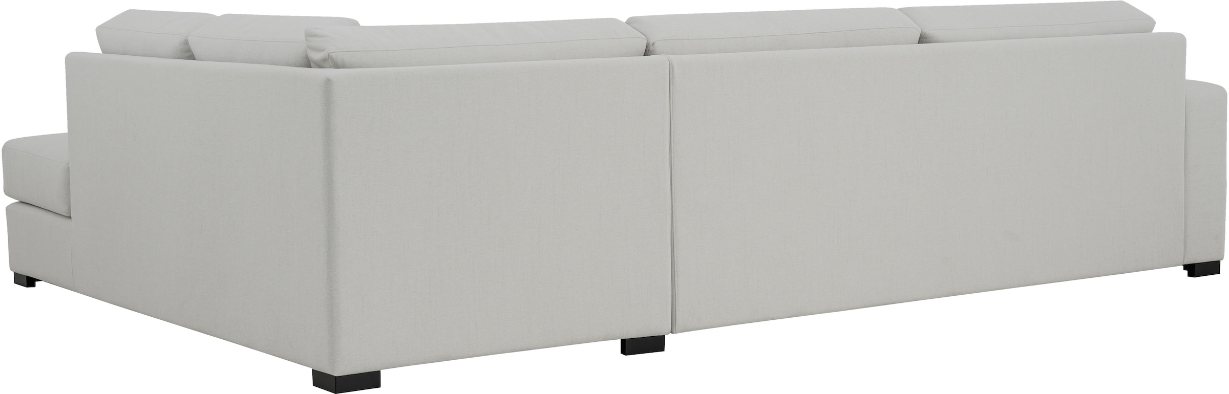 Home affaire Ecksofa »Branwell«, Breite 304 cm, Struktur fein, mit Wellenunterfederung