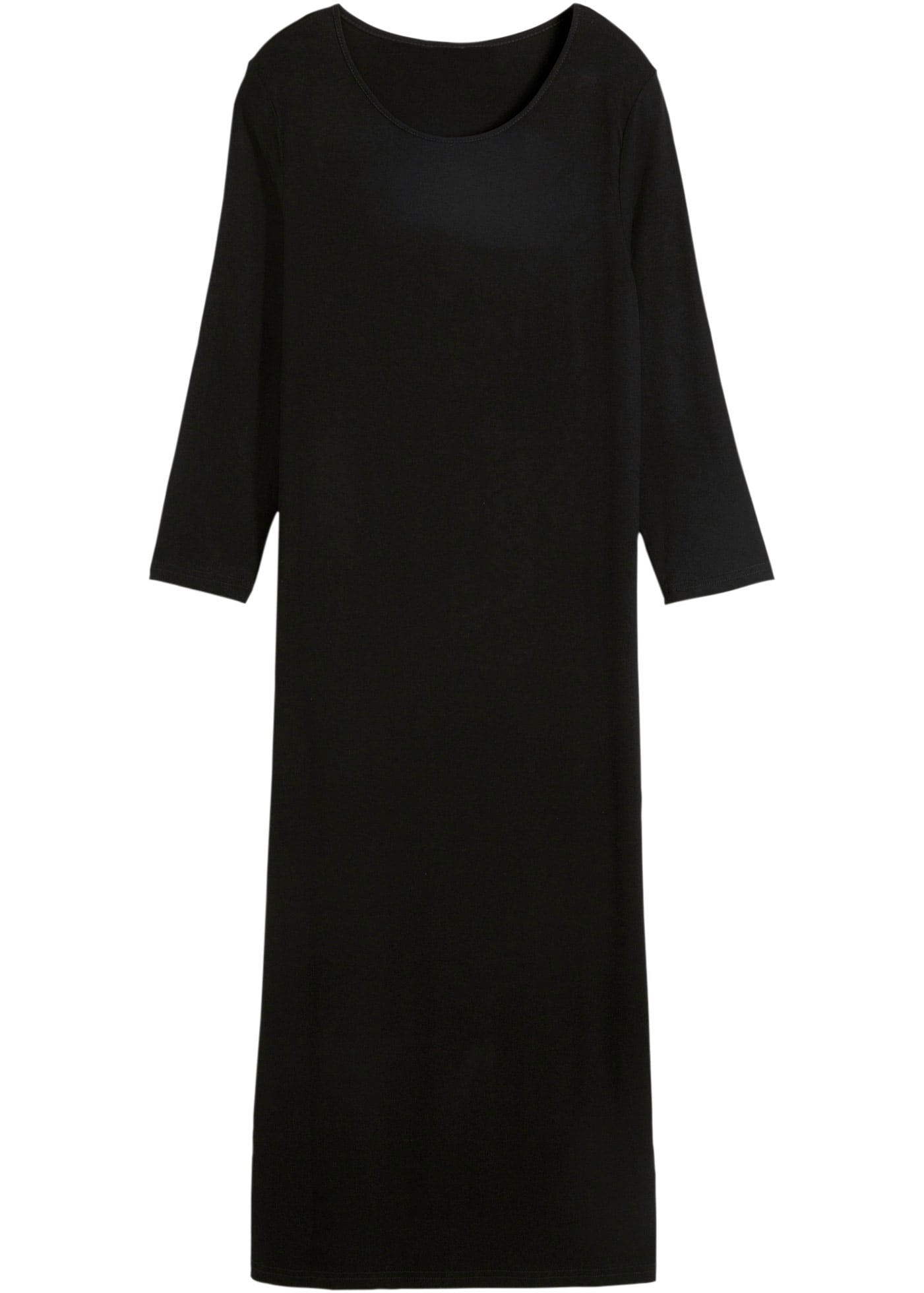 bonprix Robe t-shirt 1 tlg. für den Alltag, aus leicht fliessendem Material, mit 3/4-Ärmeln