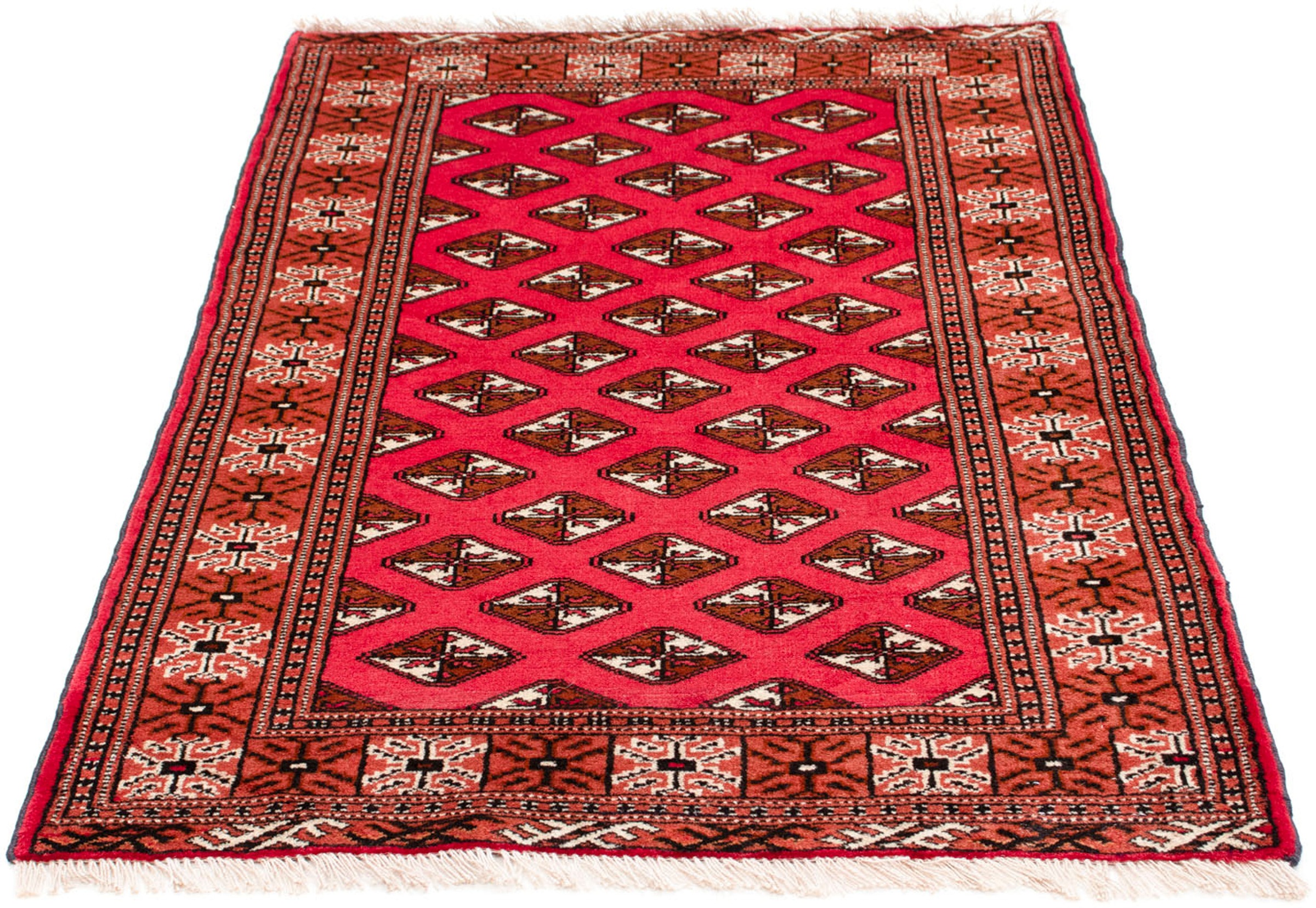 Image of morgenland Orientteppich »Belutsch - 136 x 87 cm - rot«, rechteckig, 8 mm Höhe, Wohnzimmer, Handgeknüpft, Einzelstück mit Zertifikat bei Ackermann Versand Schweiz
