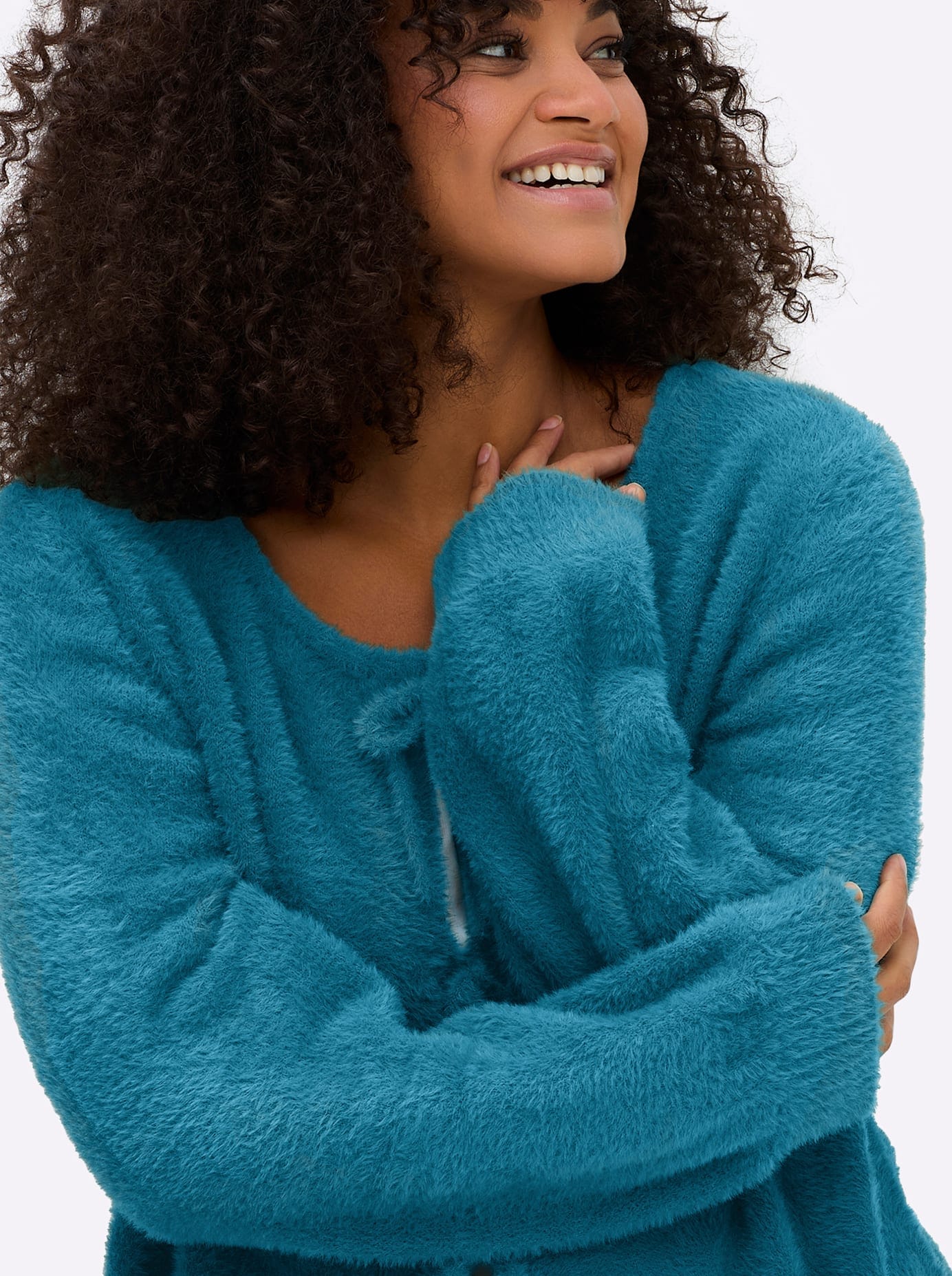 Sheego Veste en tricot