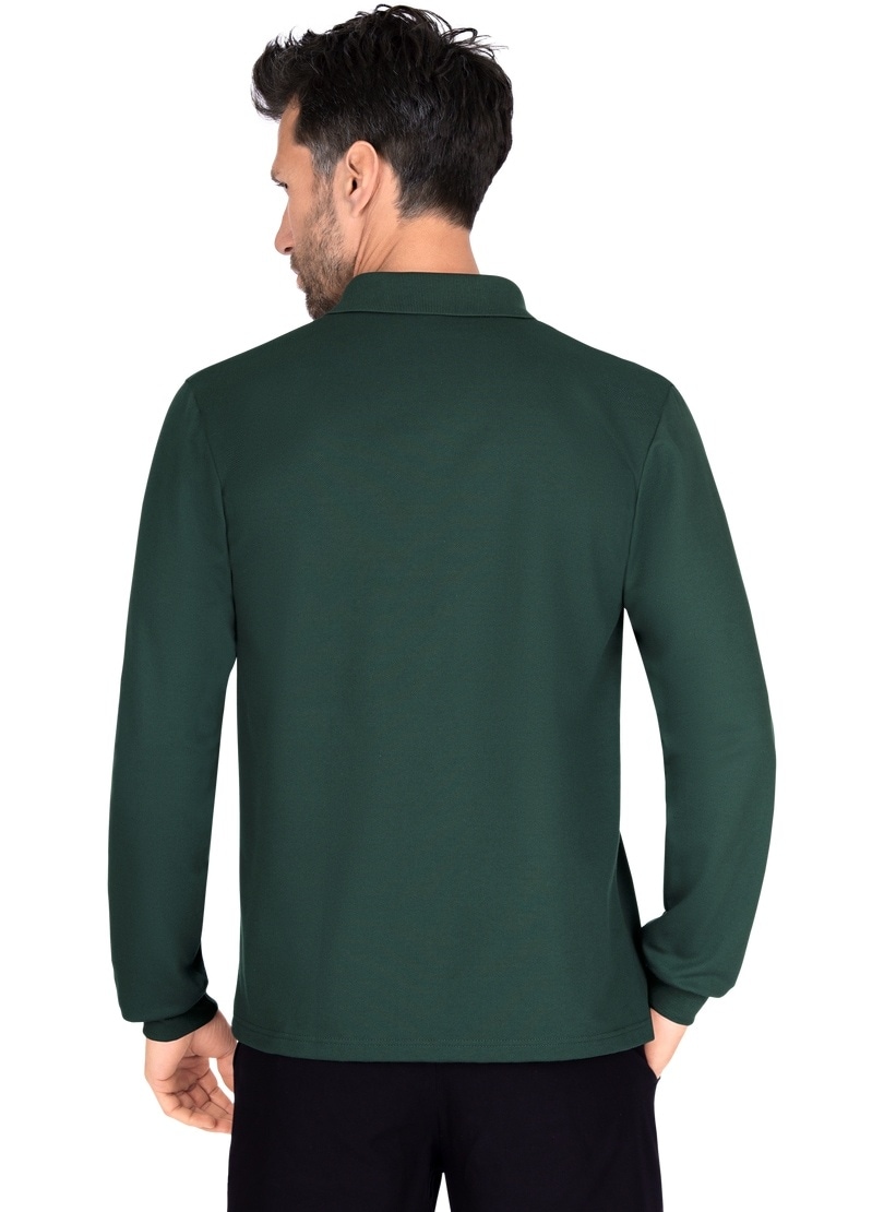 Trigema Poloshirt »TRIGEMA Langarm Poloshirt aus Baumwolle«, (1 tlg.)