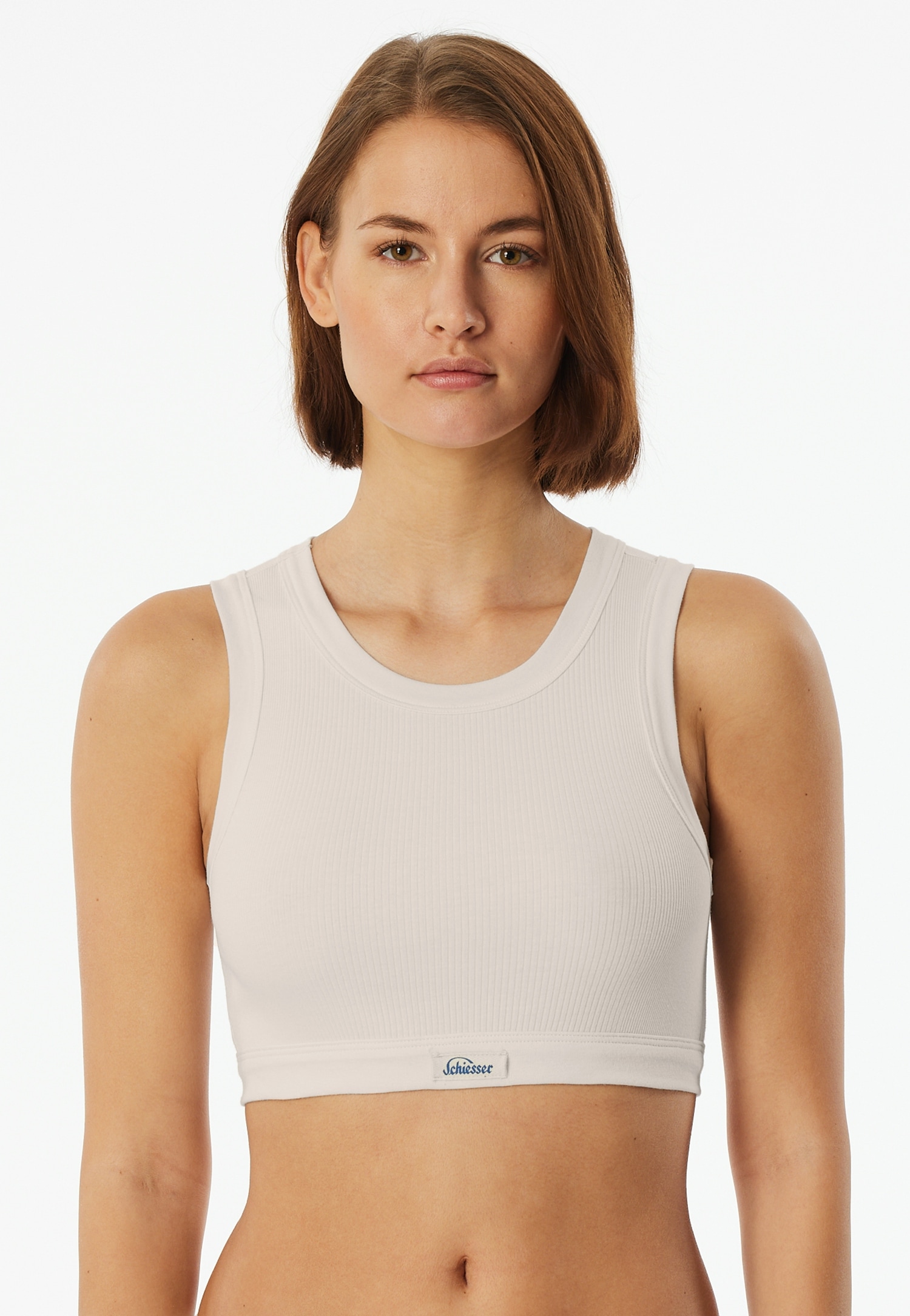 Schiesser Bustier »Revival Kollektion "Paula"«, Breite Abschlüsse an Dekolleté und Armausschnitt