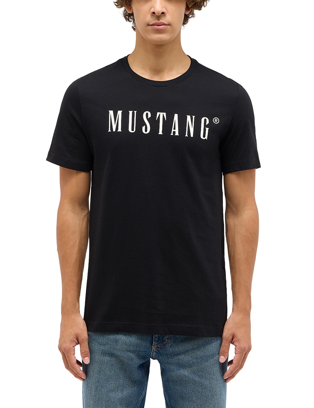 Image of MUSTANG T-Shirt "Austin" mit Logo Print