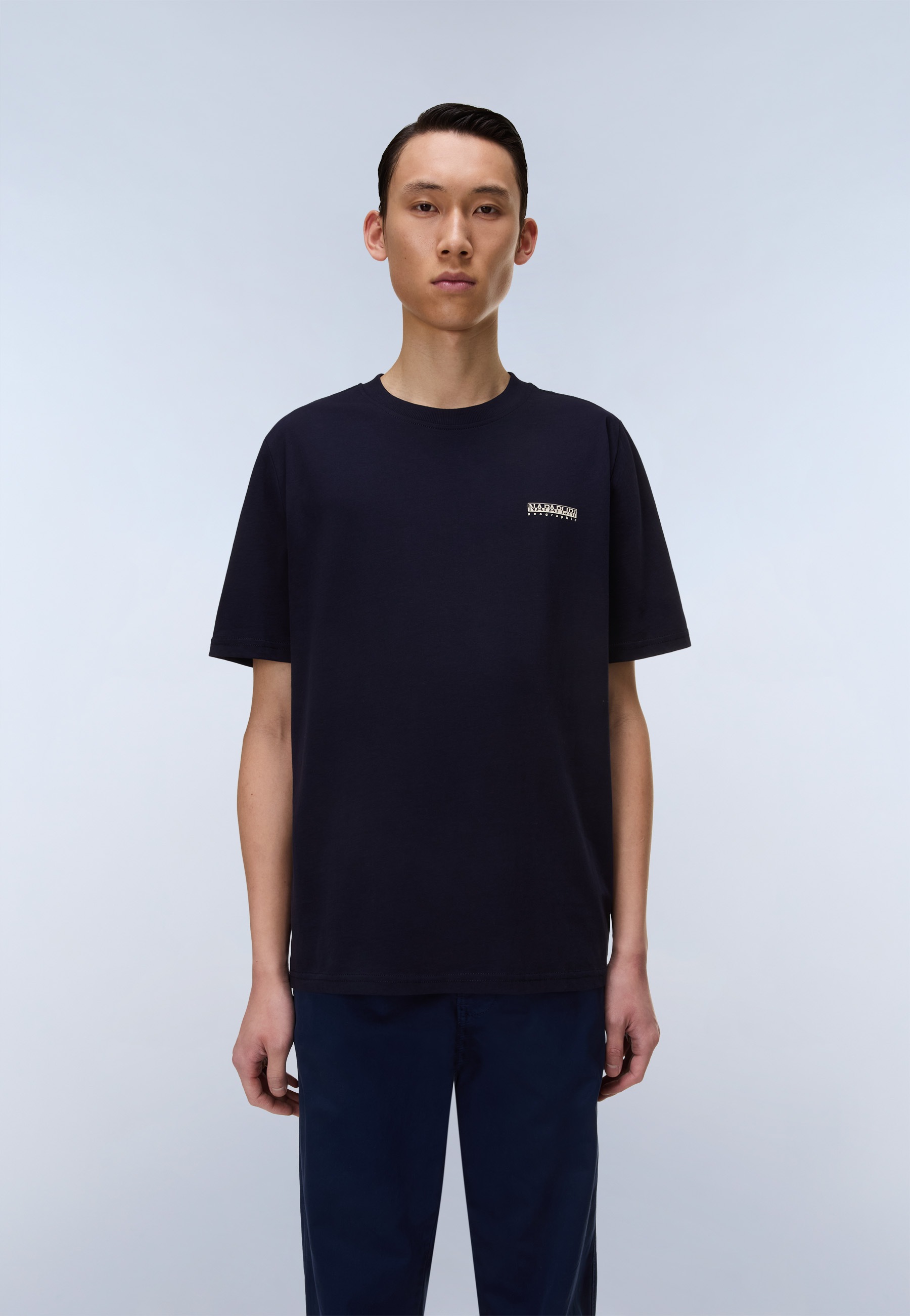 Napapijri T-shirt »S-SMALL BOX« avec design à manches courtes, en jersey de coton, coupe normale