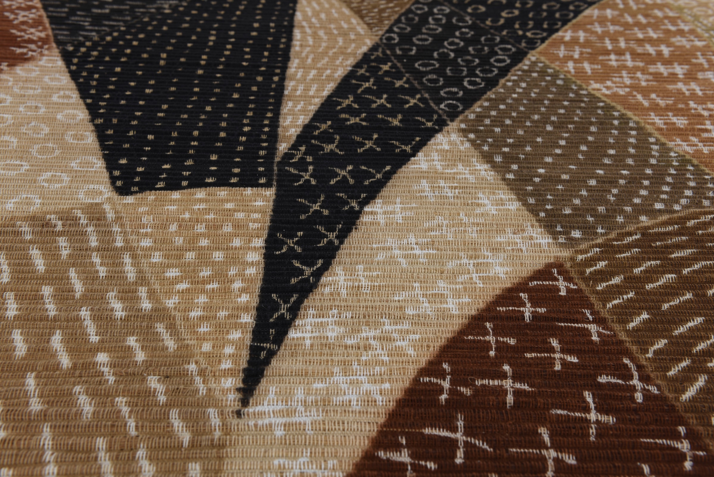 DIE HAUSKUNST Teppich »Chiya Tiama 4« rechteckig 4 mm Höhe Flachgewebe, handgewebt, mit Fransen