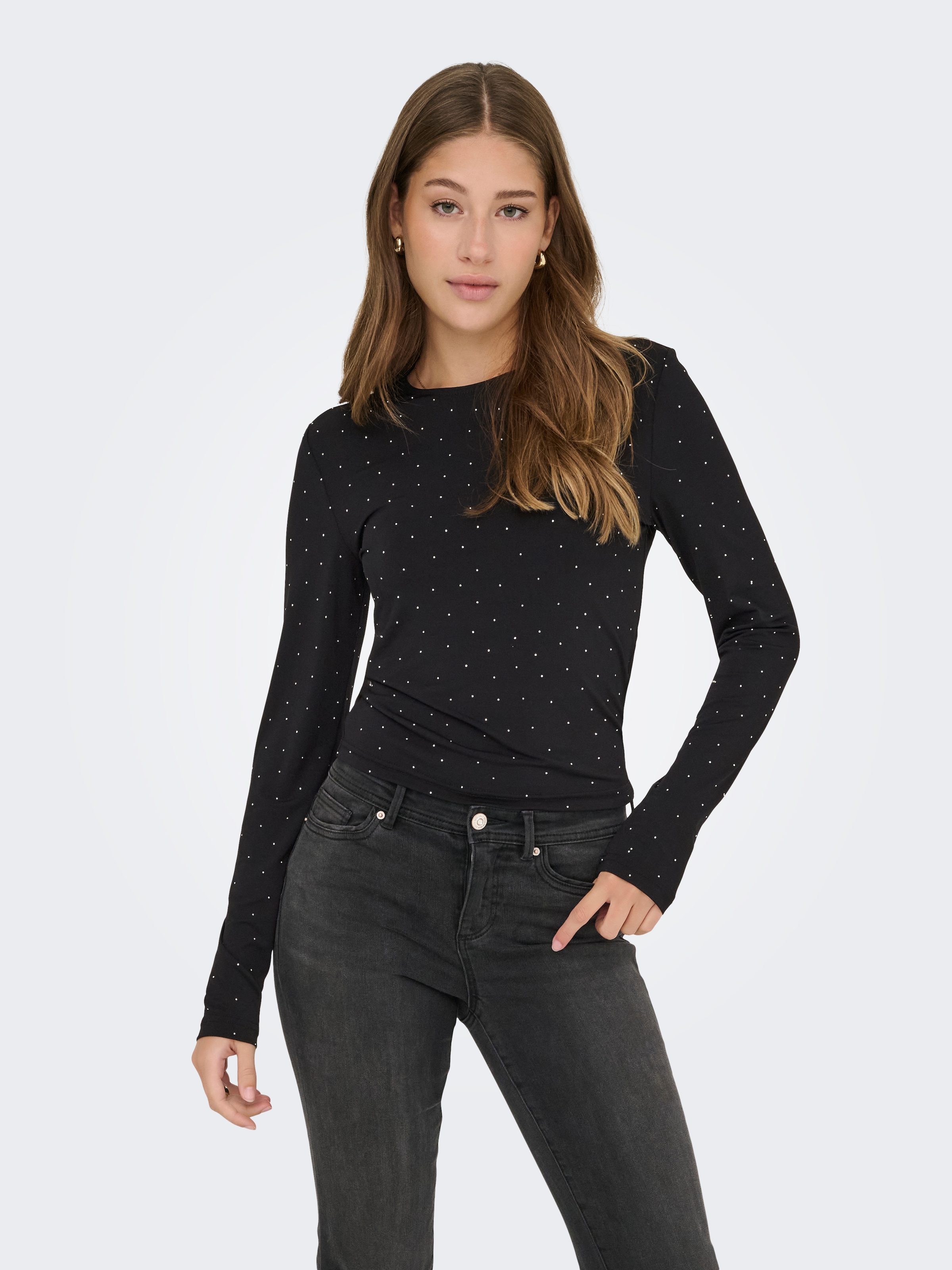 Image of ONLY Langarmshirt "ONLZITA L/S O-NECK TOP BF JRS"