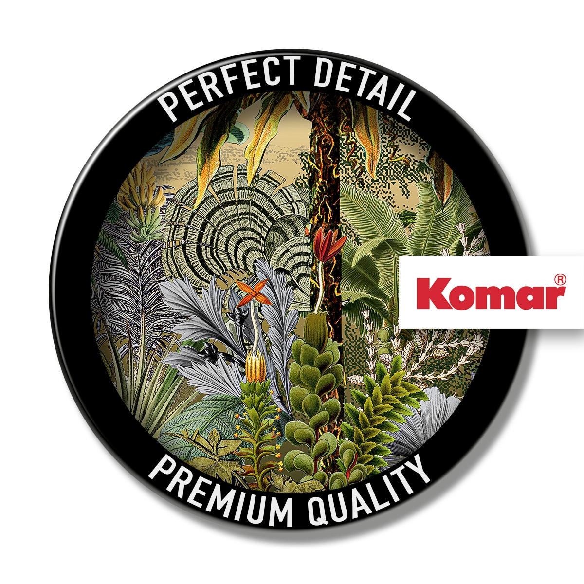 Komar Leinwandbild »Tropical Heat - Grösse 60 x 60 cm«, Natur, (1 St.), Keilrahmenbild mi Echtholzrahmen