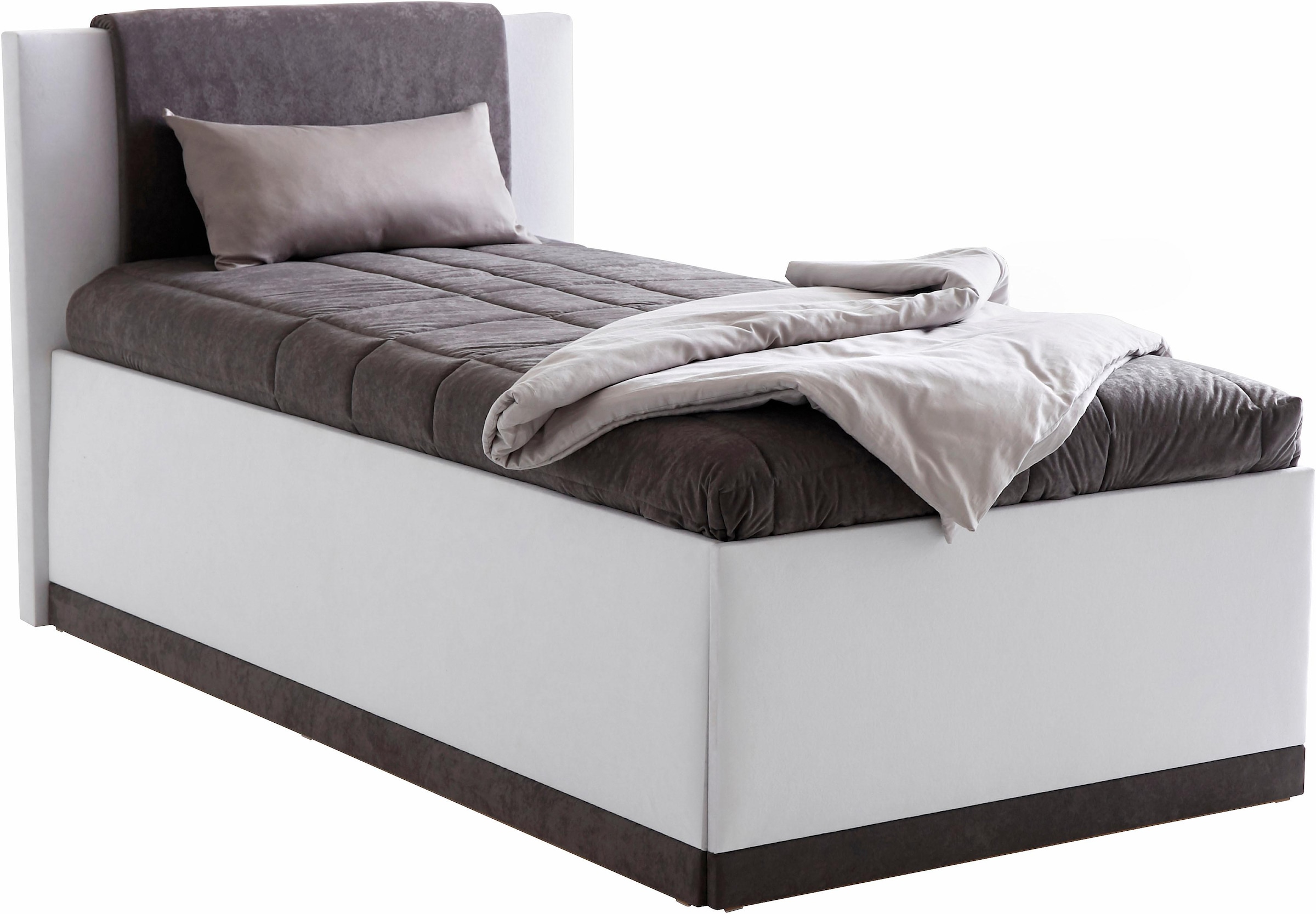 Image of Westfalia Schlafkomfort Polsterbett mit Bettkasten und Tagesdecke