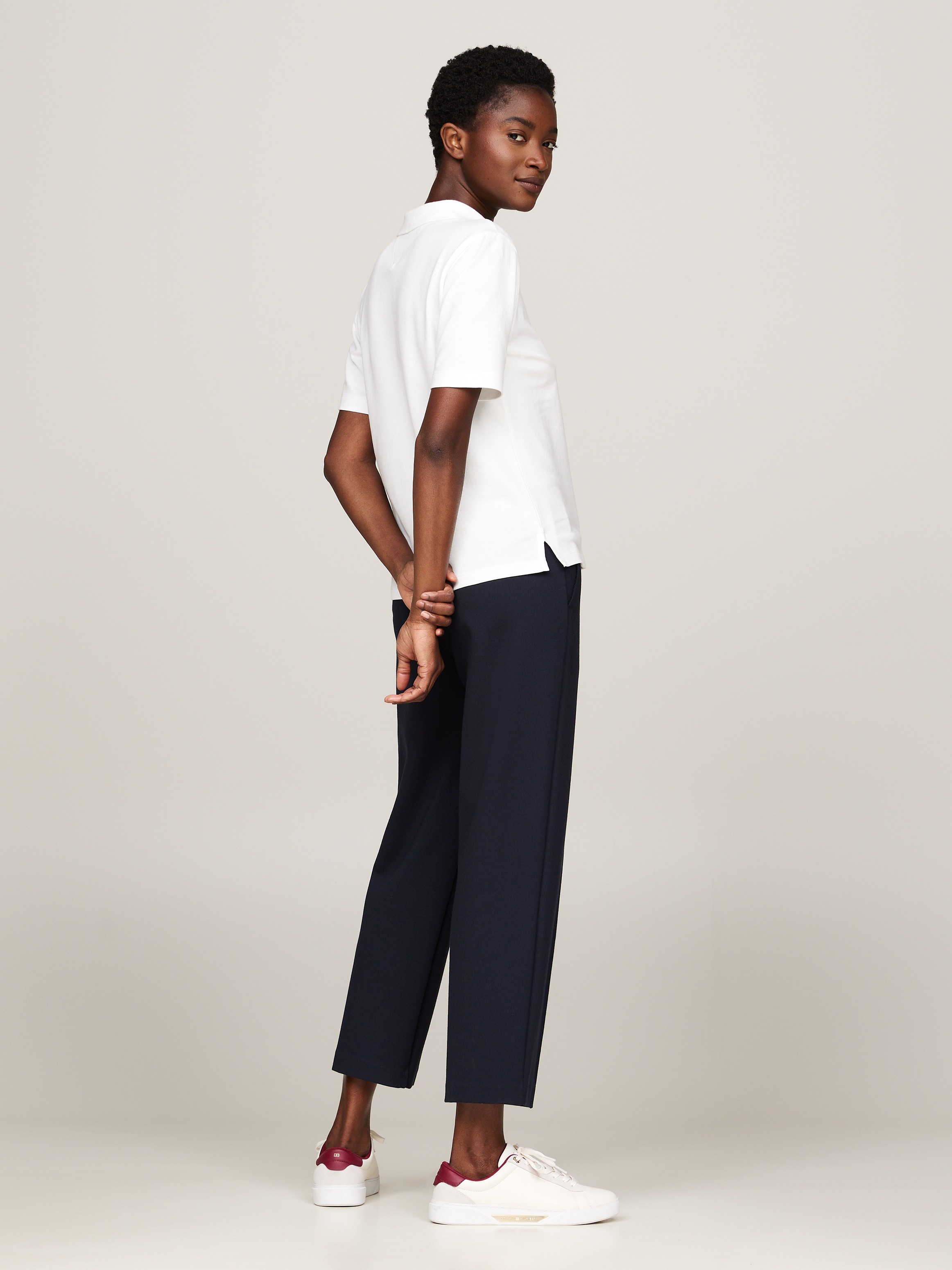 Tommy Hilfiger Poloshirt »1985 REG PIQUE POLO« mit Logo-Stickerei, Seitenschlitze, Regular Fit