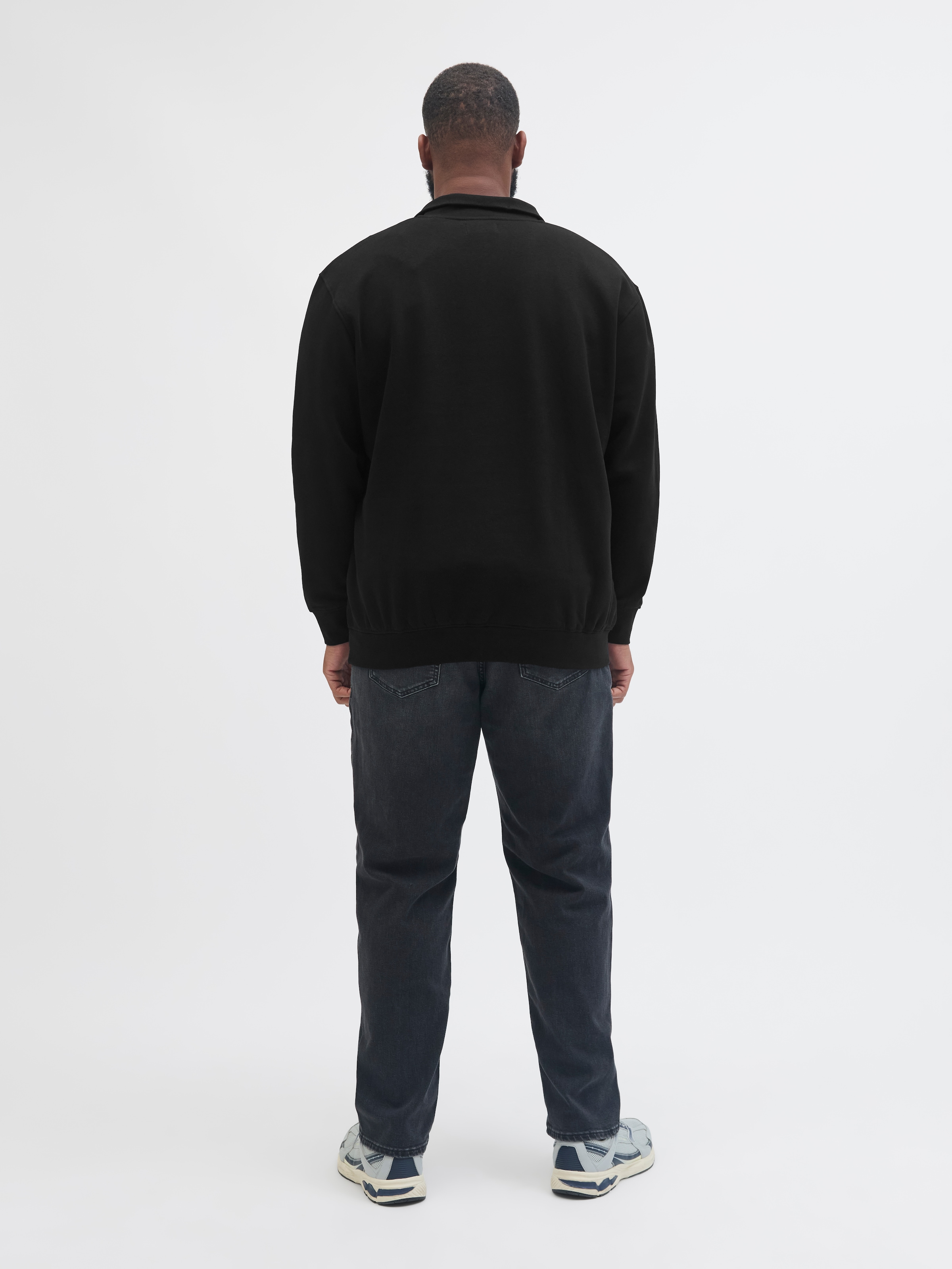 Jack & Jones PlusSize Sweatshirt »JJESOHO SWEAT QUARTER ZIP HN NOOS PLS«