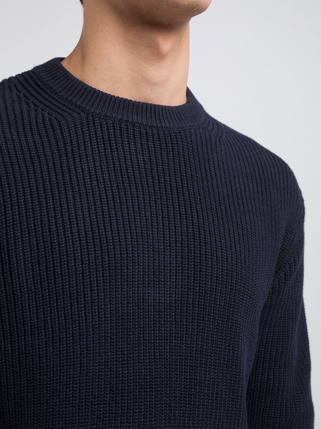 Replay Strickpullover mit Rundhals