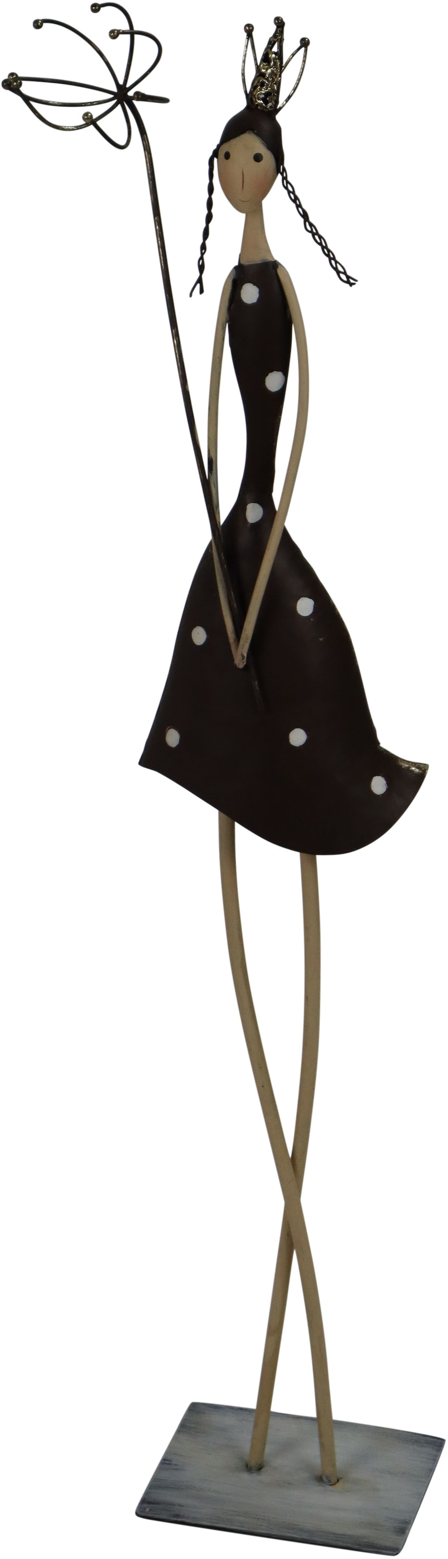 Image of AM Design Dekofigur "Blumenfee aus Metall" in Handarbeit gefertigt
