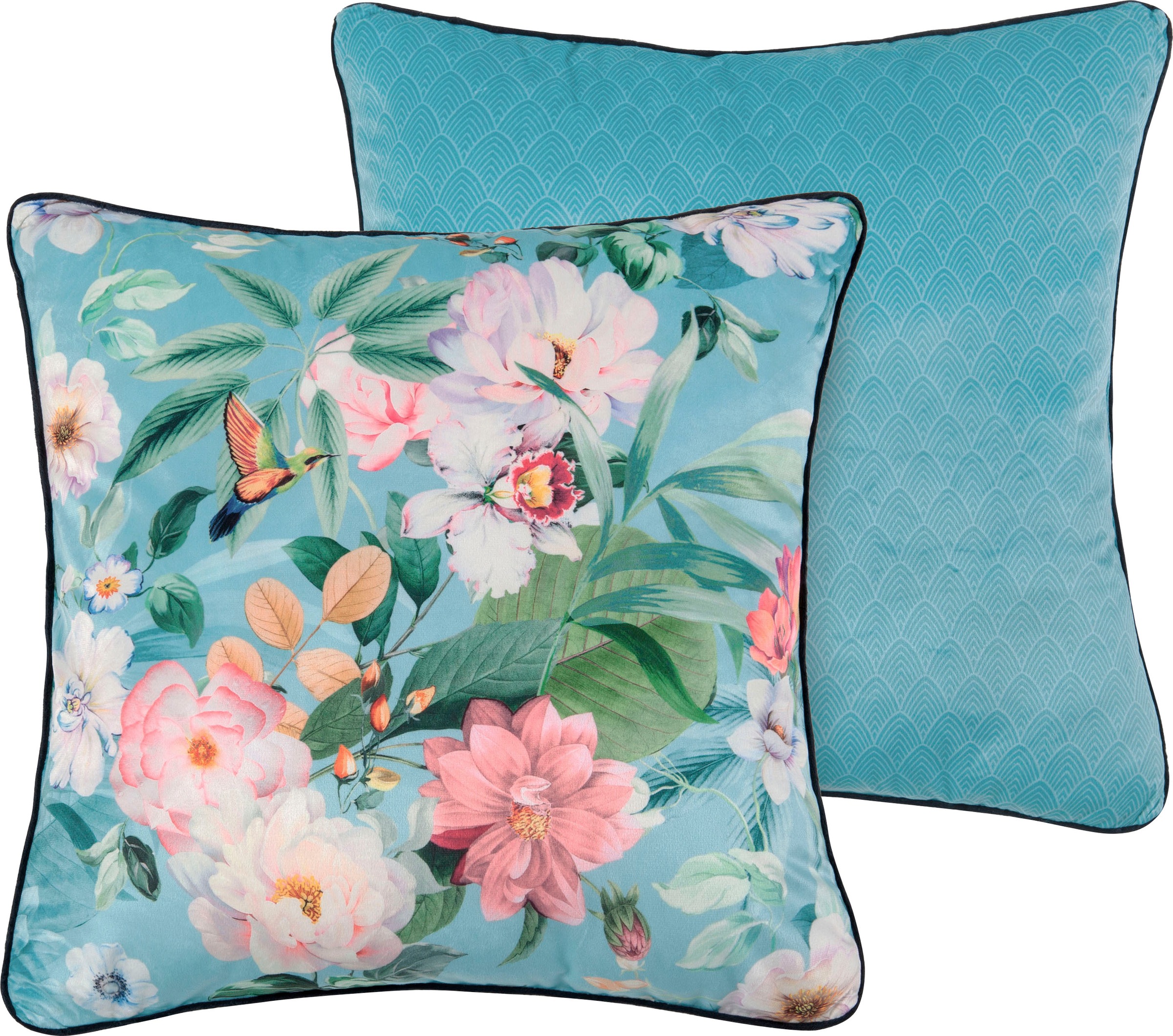 Image of Descanso Dekokissen »Fungi«, (1 St., 1 48x48 cm Dekokissen - Mit biese), mit Biese bei Ackermann Versand Schweiz