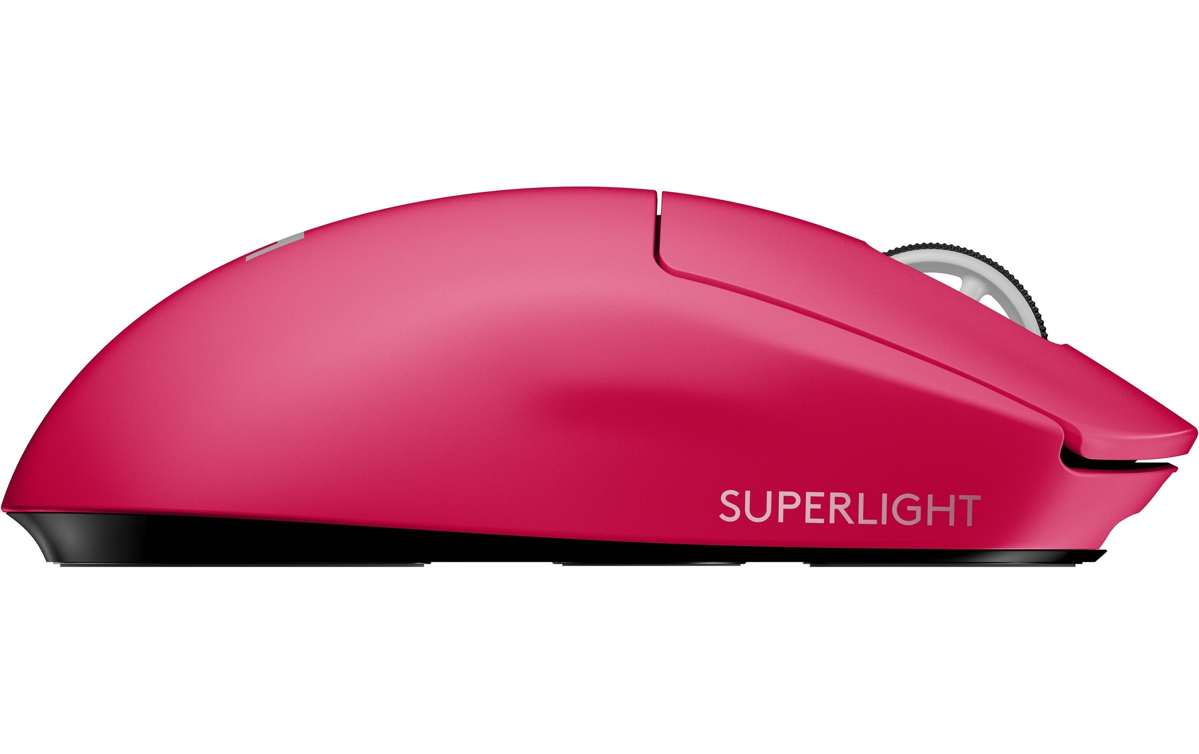 Logitech Gaming-Maus »Logitech PRO X SUPERLIGHT pink«, kabellos